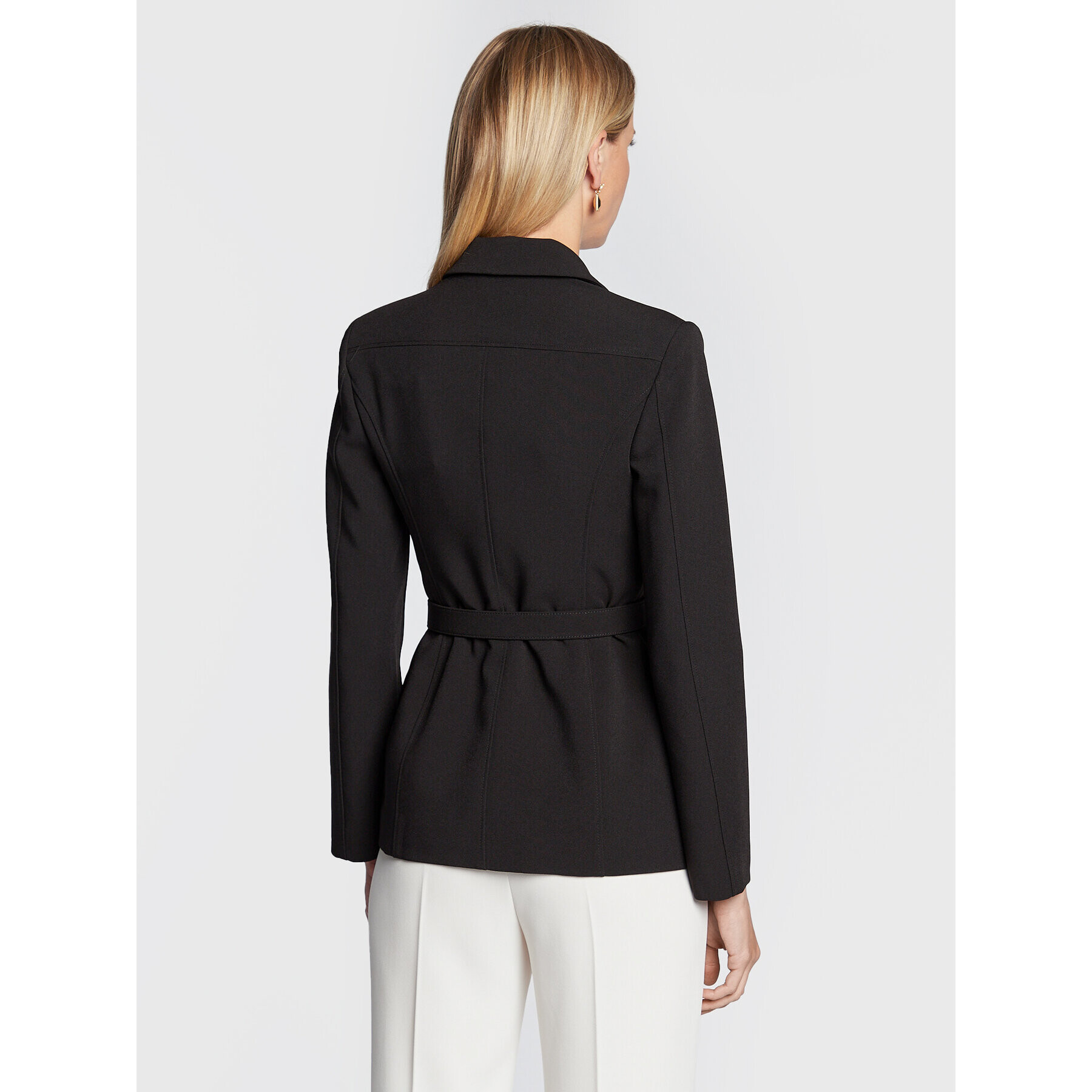 Elisabetta Franchi Блейзър GI-032-26E2-V600 Черен Regular Fit - Pepit.bg