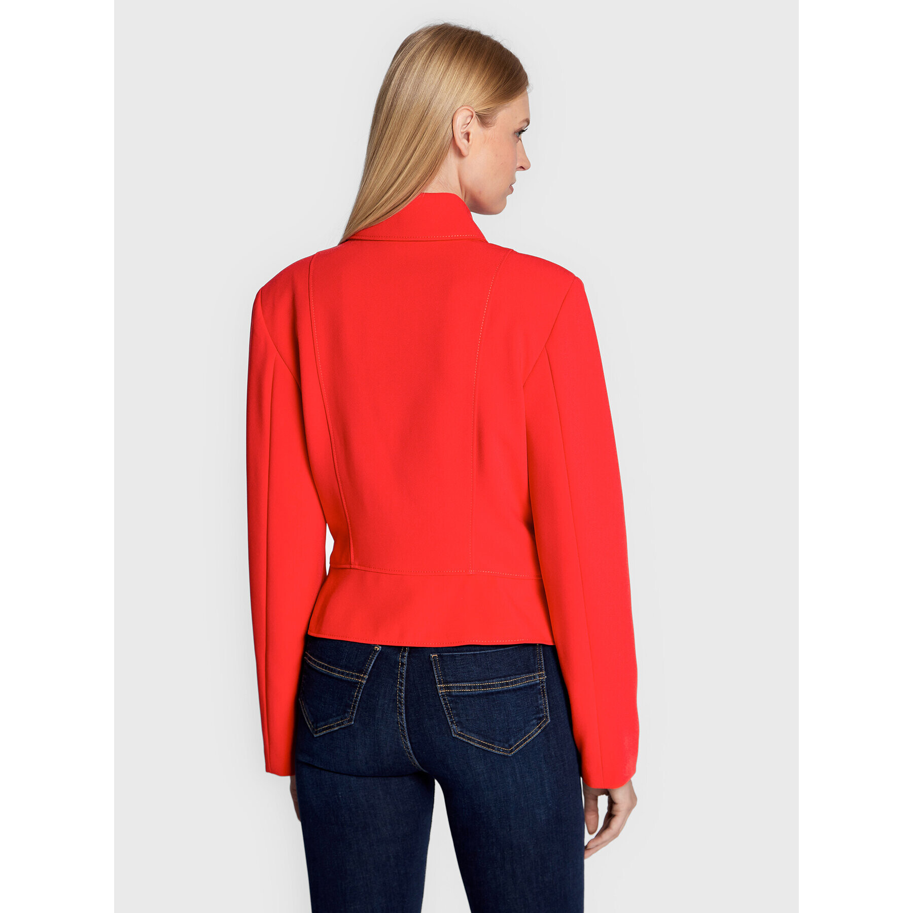 Elisabetta Franchi Сако GI-036-26E2-V580 Червен Regular Fit - Pepit.bg
