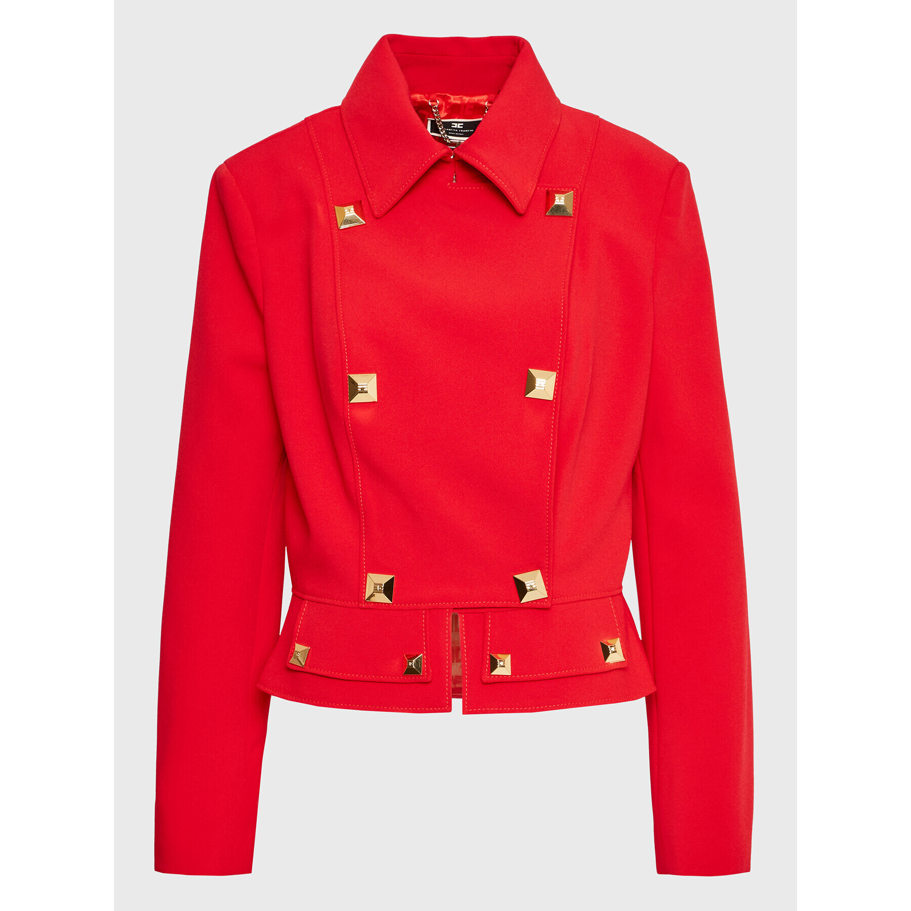 Elisabetta Franchi Сако GI-036-26E2-V580 Червен Regular Fit - Pepit.bg