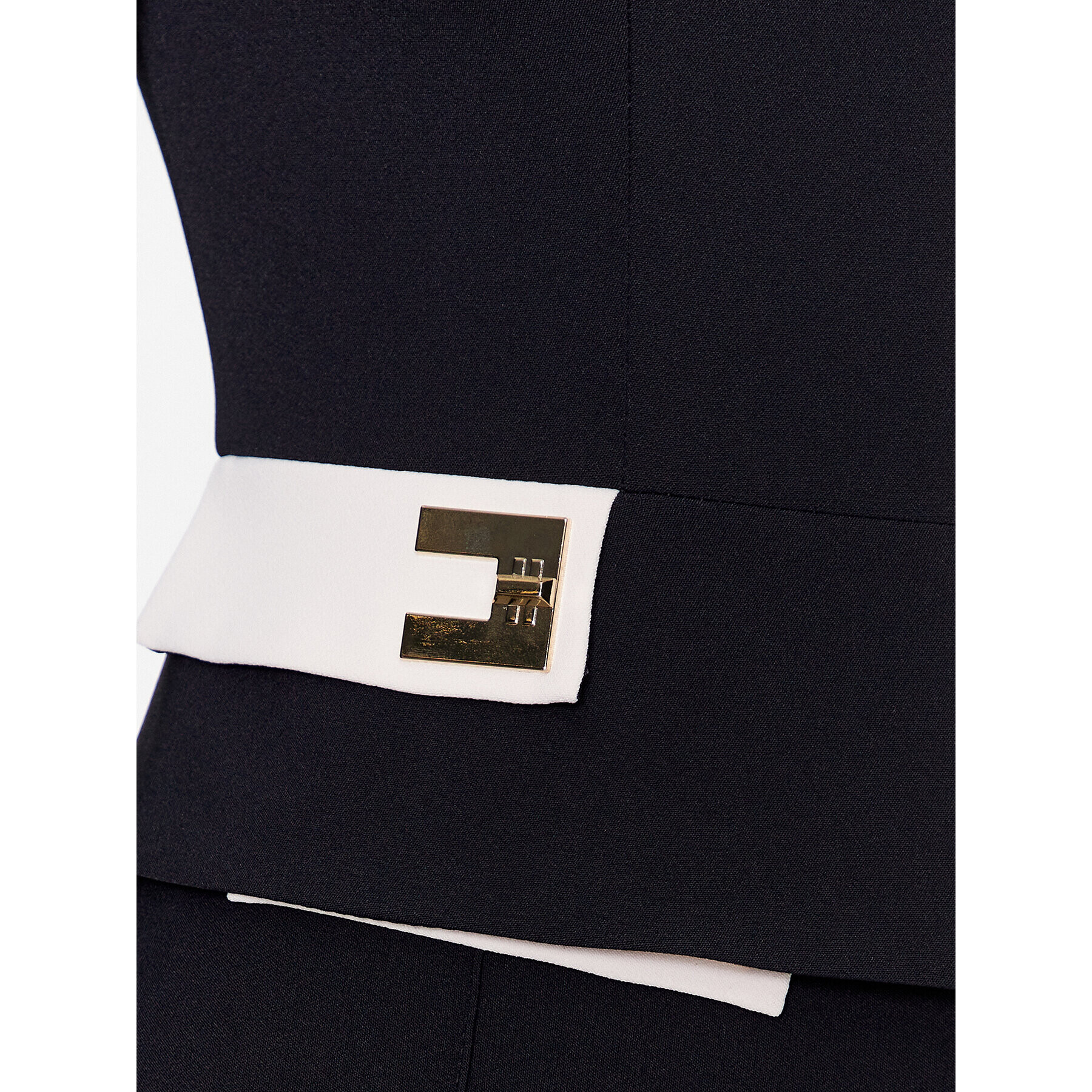 Elisabetta Franchi Сако GI-043-31E2-V500 Черен Regular Fit - Pepit.bg