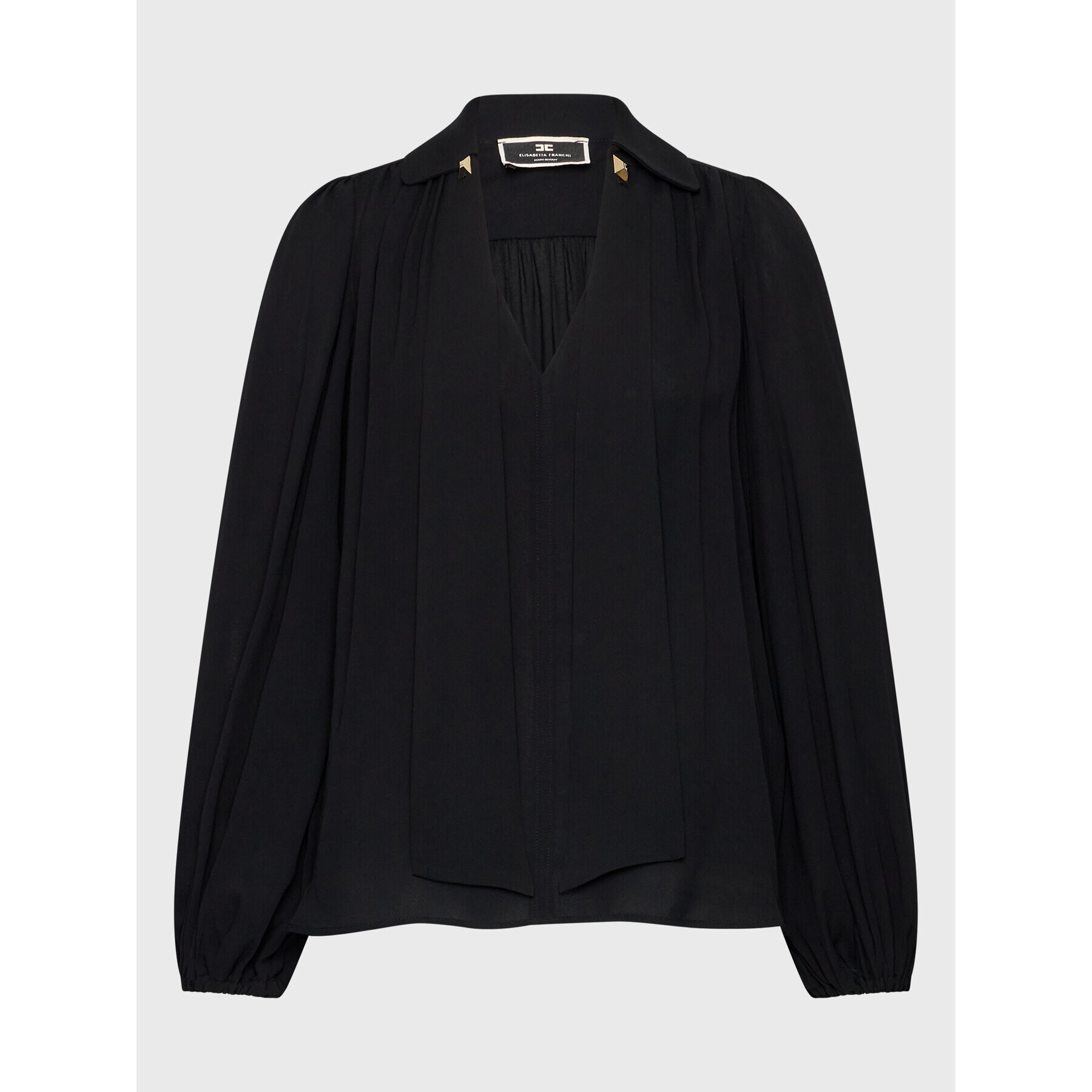 Elisabetta Franchi Блуза CA-002-26E2-V320 Черен Regular Fit - Pepit.bg