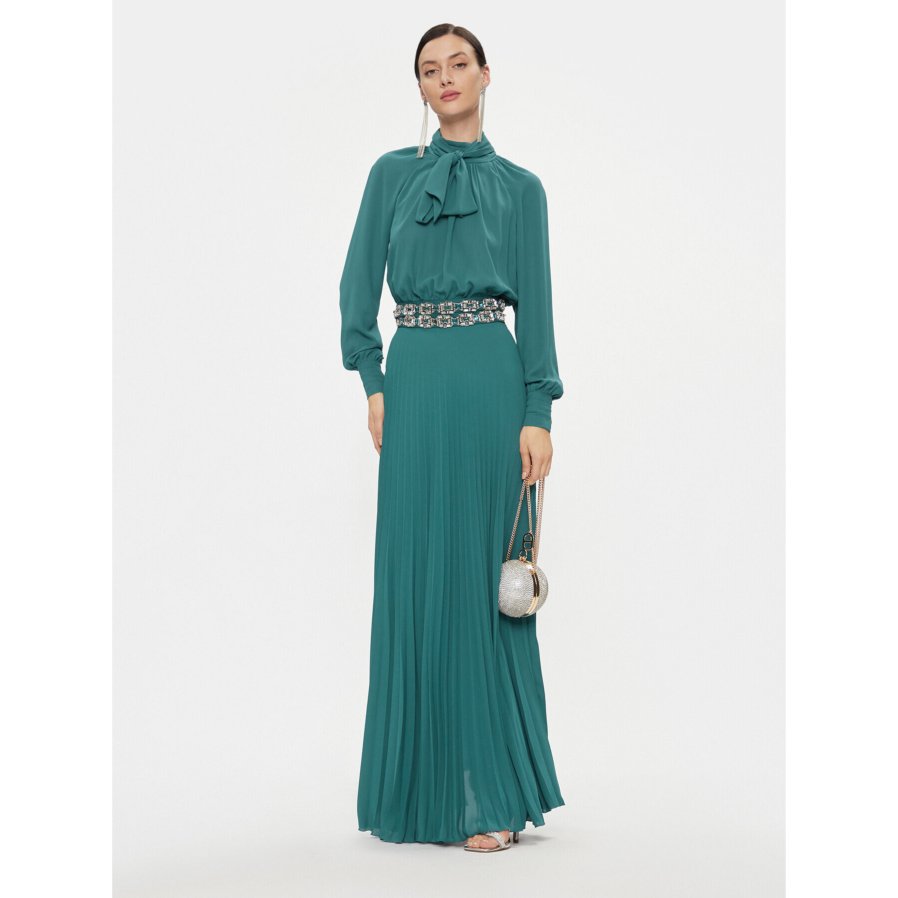 Elisabetta Franchi Блуза CA-011-37E2-V380 Син Regular Fit - Pepit.bg