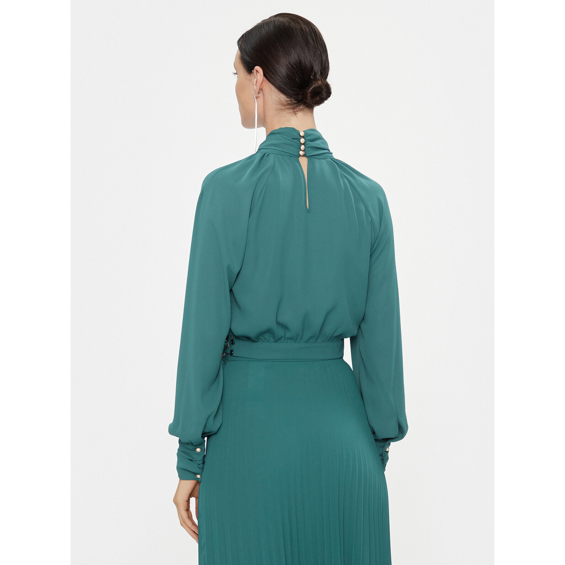 Elisabetta Franchi Блуза CA-011-37E2-V380 Син Regular Fit - Pepit.bg
