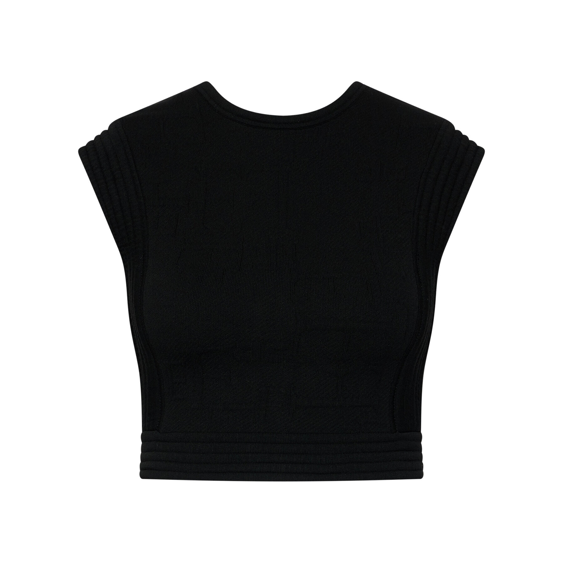 Elisabetta Franchi Блуза TK-27Q-11E2-V340 Черен Slim Fit - Pepit.bg
