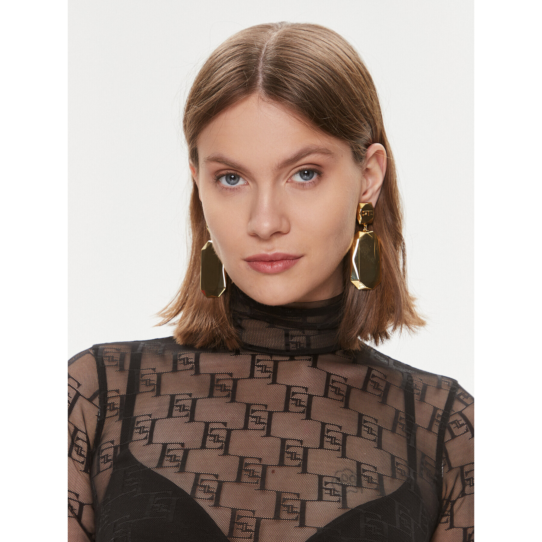 Elisabetta Franchi Боди BO-004-41E2 Черен Regular Fit - Pepit.bg
