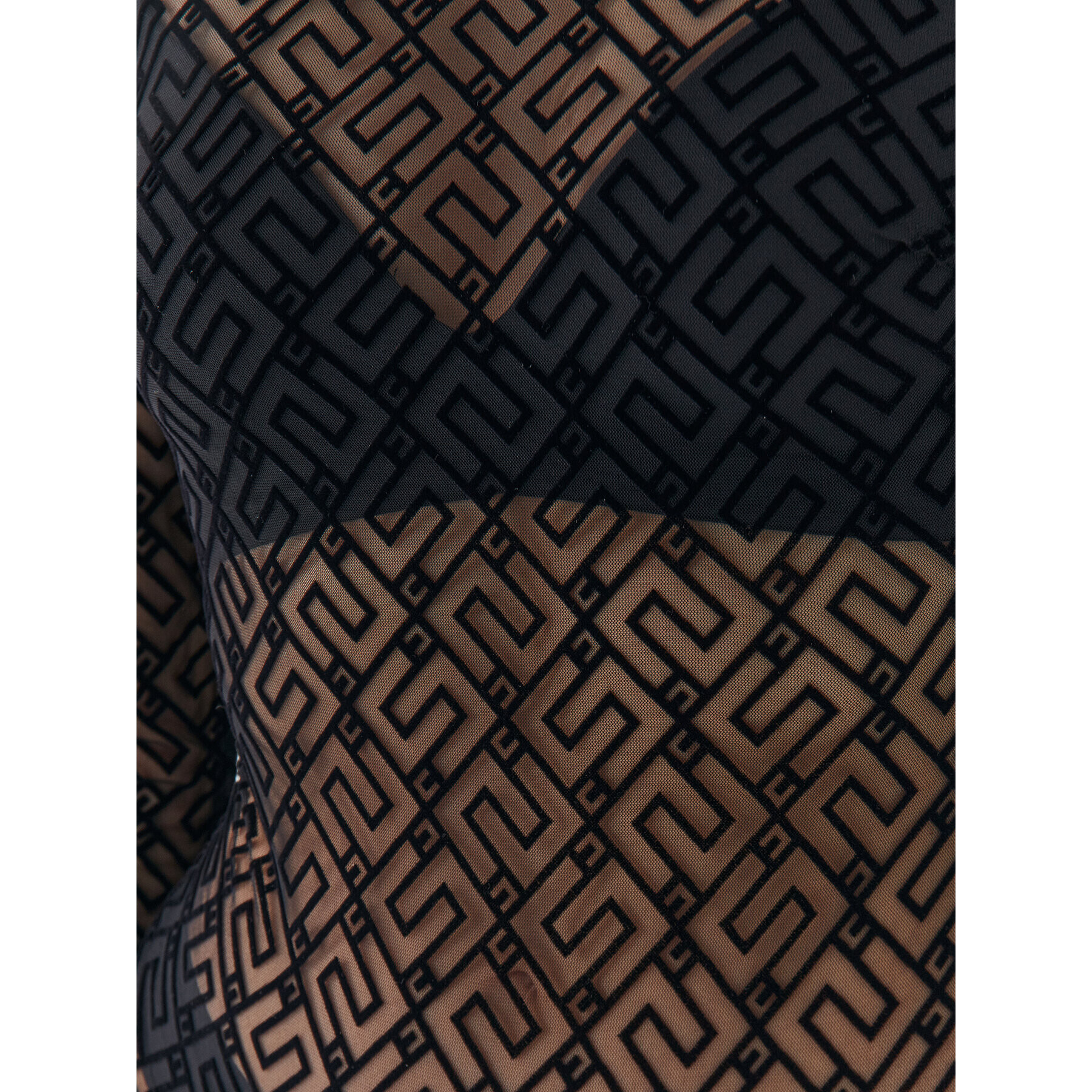 Elisabetta Franchi Боди BO-006-36E2-V260 Черен Slim Fit - Pepit.bg