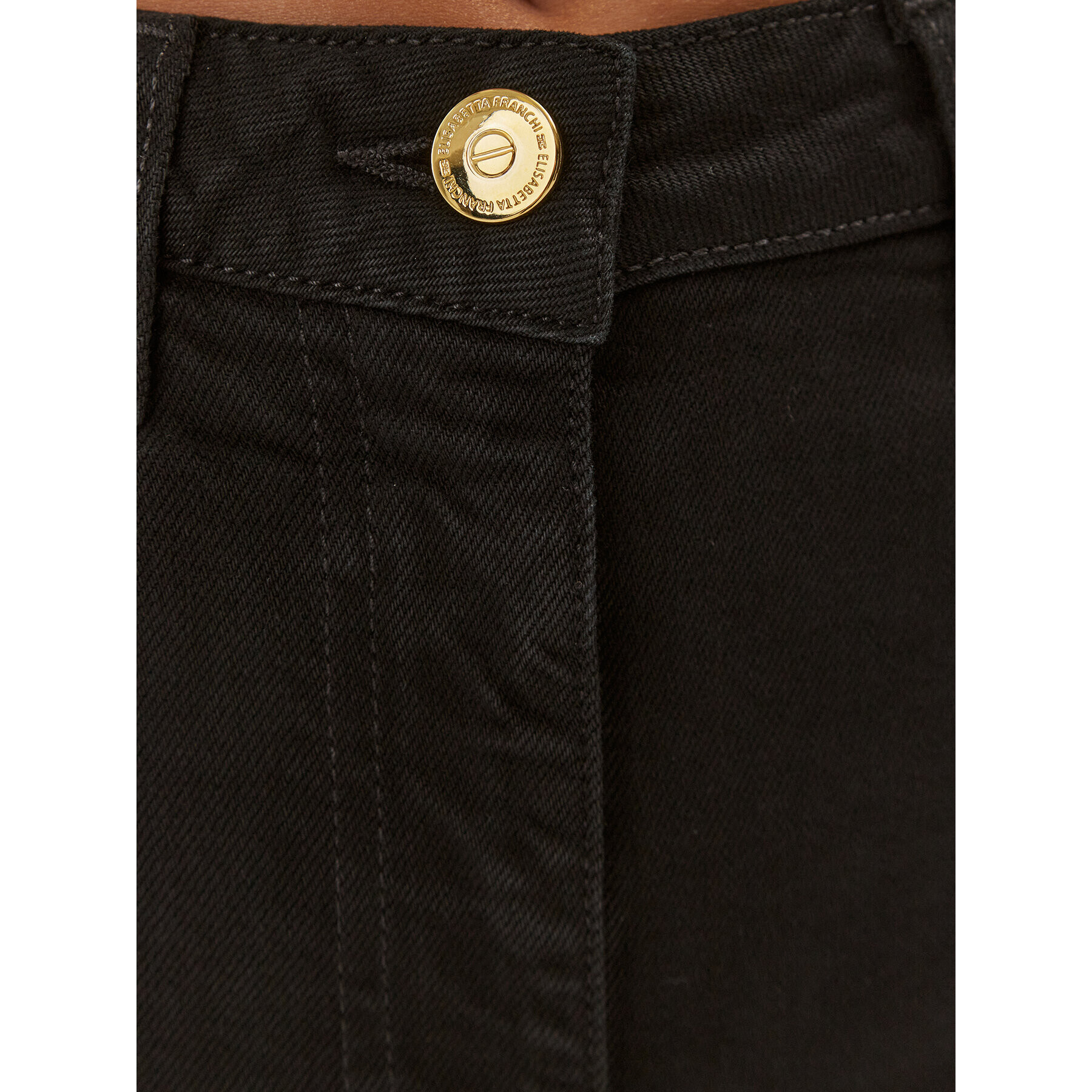 Elisabetta Franchi Дънки PJ-23I-36E2-V290 Черен Relaxed Fit - Pepit.bg