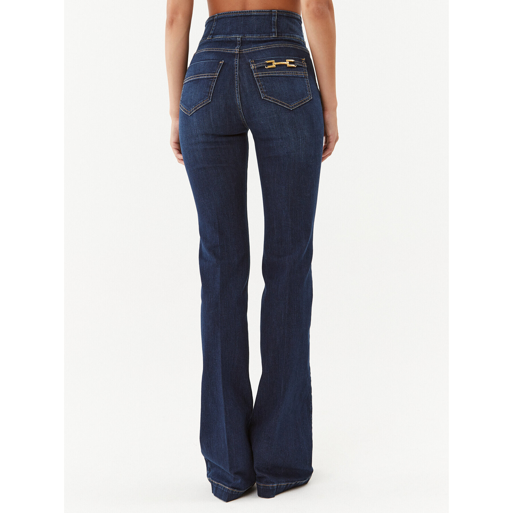 Elisabetta Franchi Дънки PJ-30S-36E2-V350 Тъмносин Regular Fit - Pepit.bg