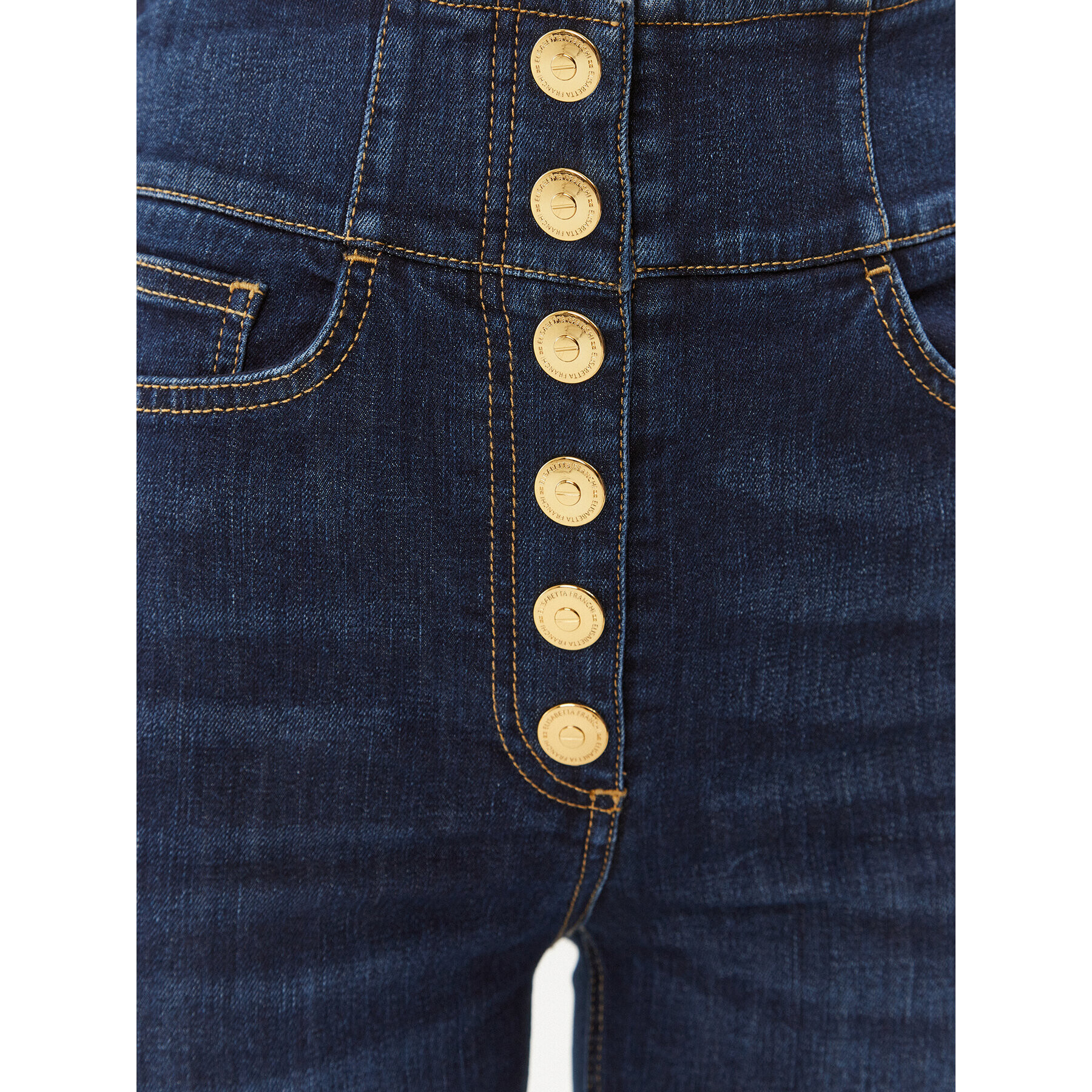 Elisabetta Franchi Дънки PJ-30S-36E2-V350 Тъмносин Regular Fit - Pepit.bg