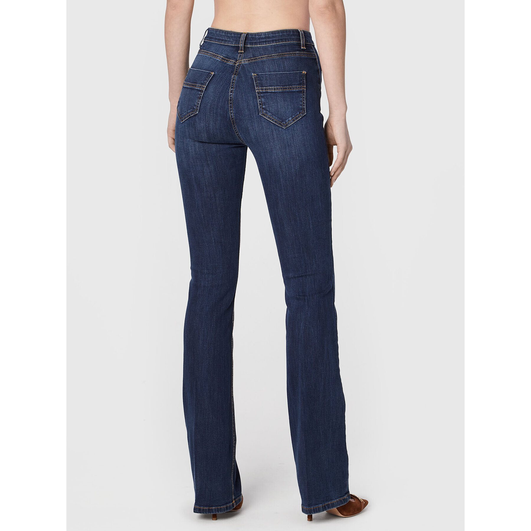 Elisabetta Franchi Дънки PJ-51S-26E2-V330 Син Bootcut Fit - Pepit.bg