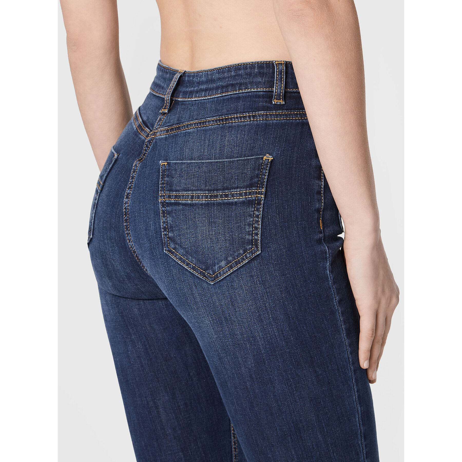 Elisabetta Franchi Дънки PJ-51S-26E2-V330 Син Bootcut Fit - Pepit.bg