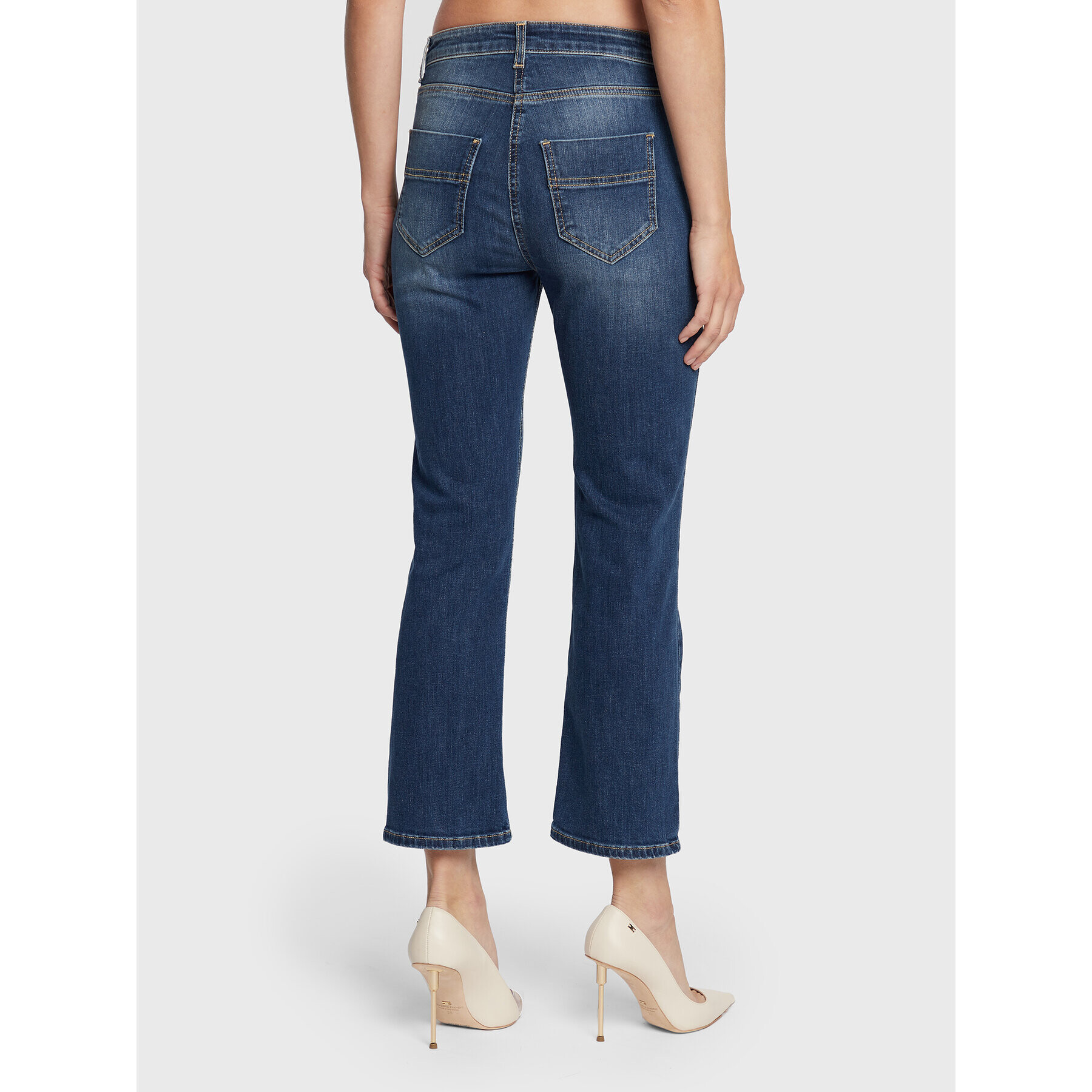 Elisabetta Franchi Дънки PJ-64S-26E2-V280 Син Slim Fit - Pepit.bg