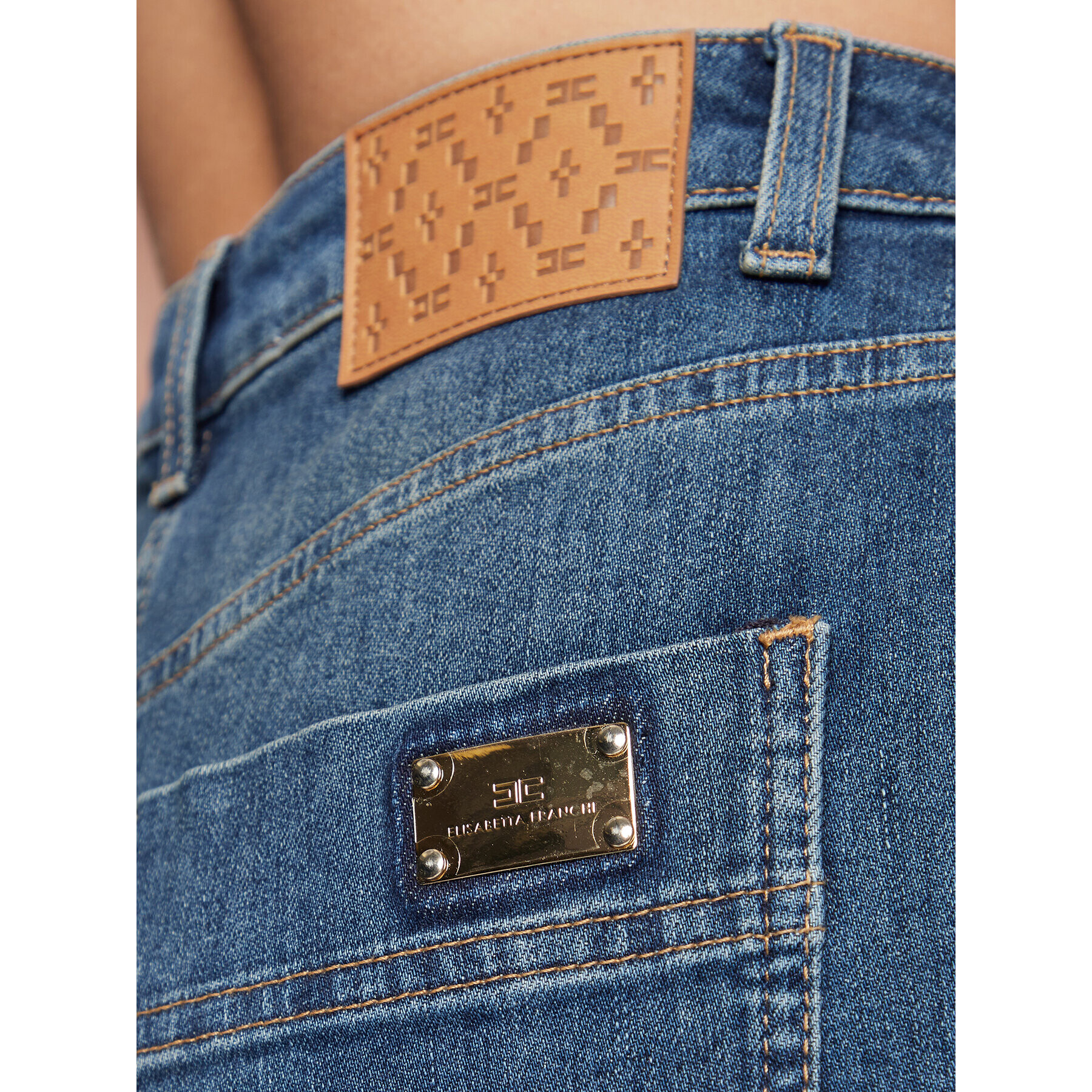 Elisabetta Franchi Дънки PJ-80I-31E2-V320 Син Regular Fit - Pepit.bg