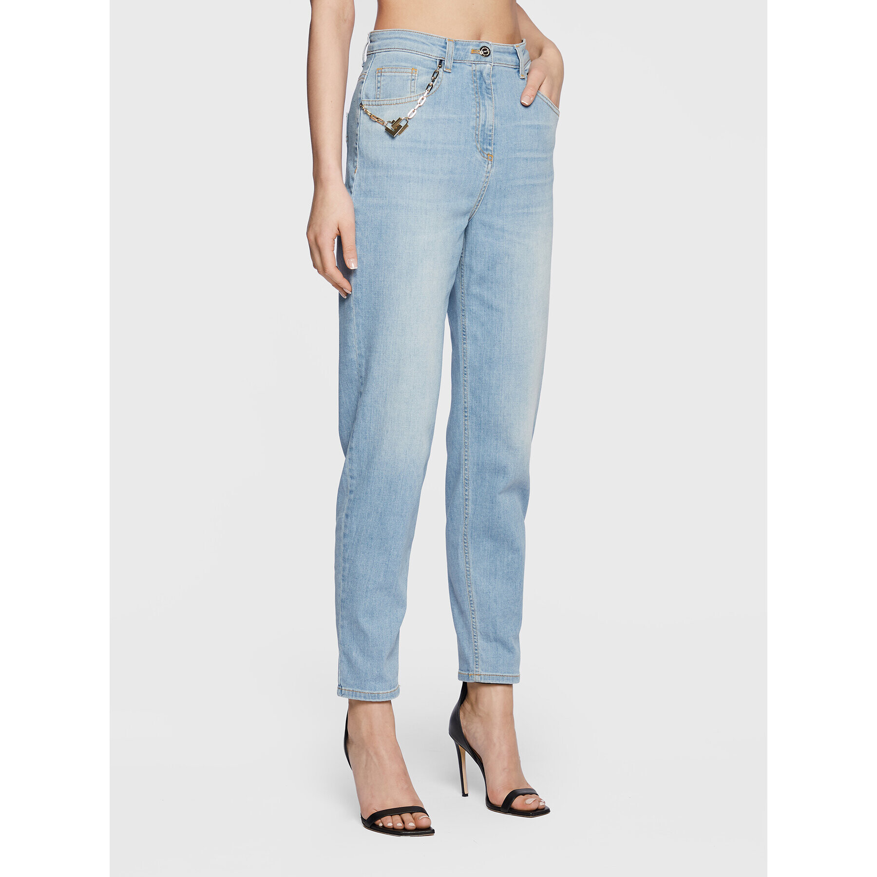 Elisabetta Franchi Дънки PJ-96D-31E2-V350 Син Regular Fit - Pepit.bg