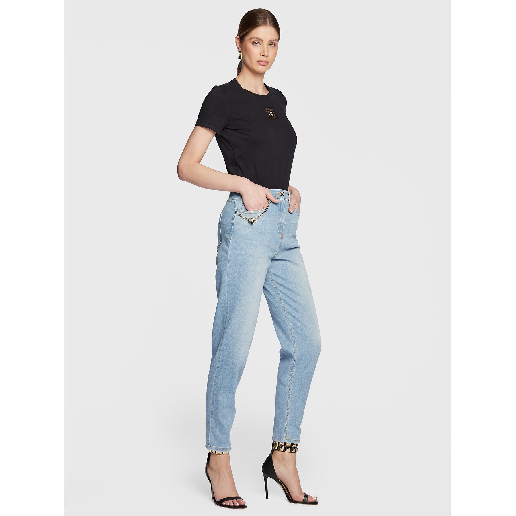 Elisabetta Franchi Дънки PJ-96D-31E2-V350 Син Regular Fit - Pepit.bg