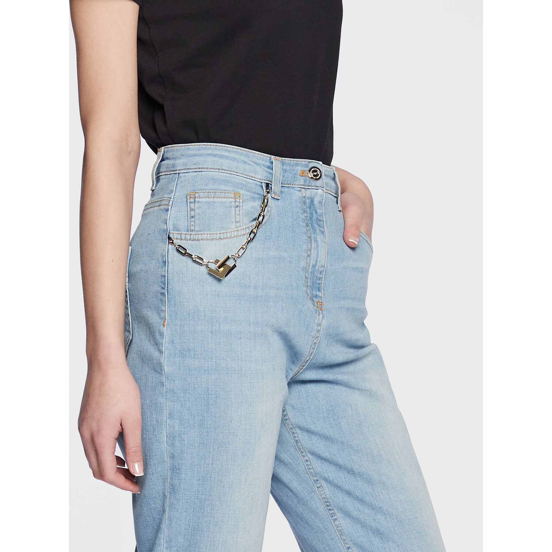 Elisabetta Franchi Дънки PJ-96D-31E2-V350 Син Regular Fit - Pepit.bg
