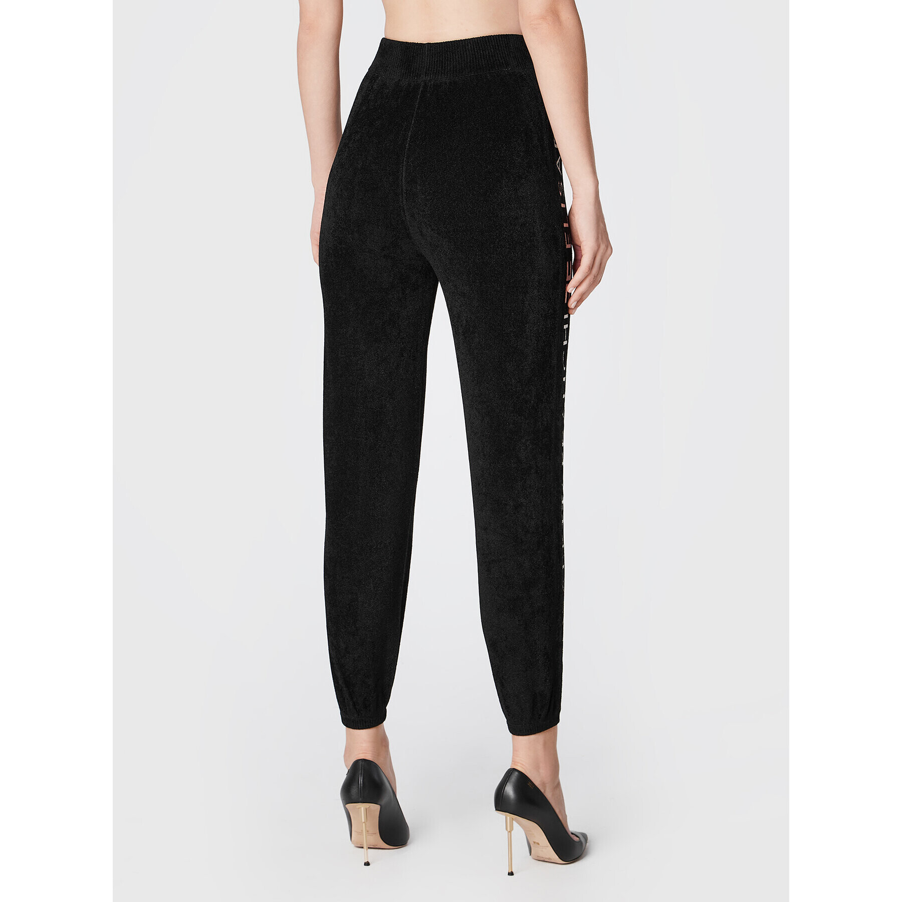 Elisabetta Franchi Долнище анцуг KP-26S-26E2-V360 Черен Regular Fit - Pepit.bg