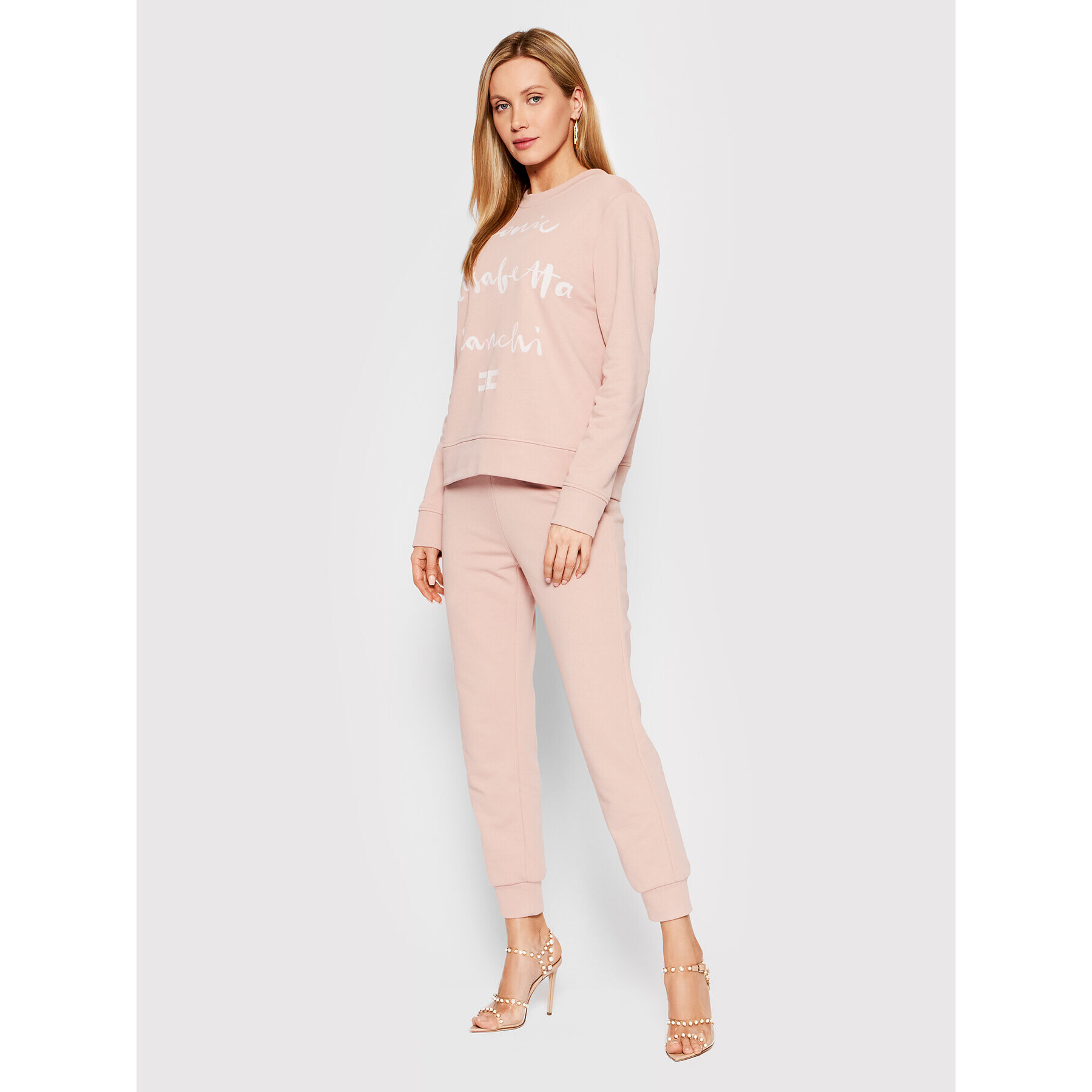 Elisabetta Franchi Долнище анцуг PA-004-21E2-V180 Розов Regular Fit - Pepit.bg