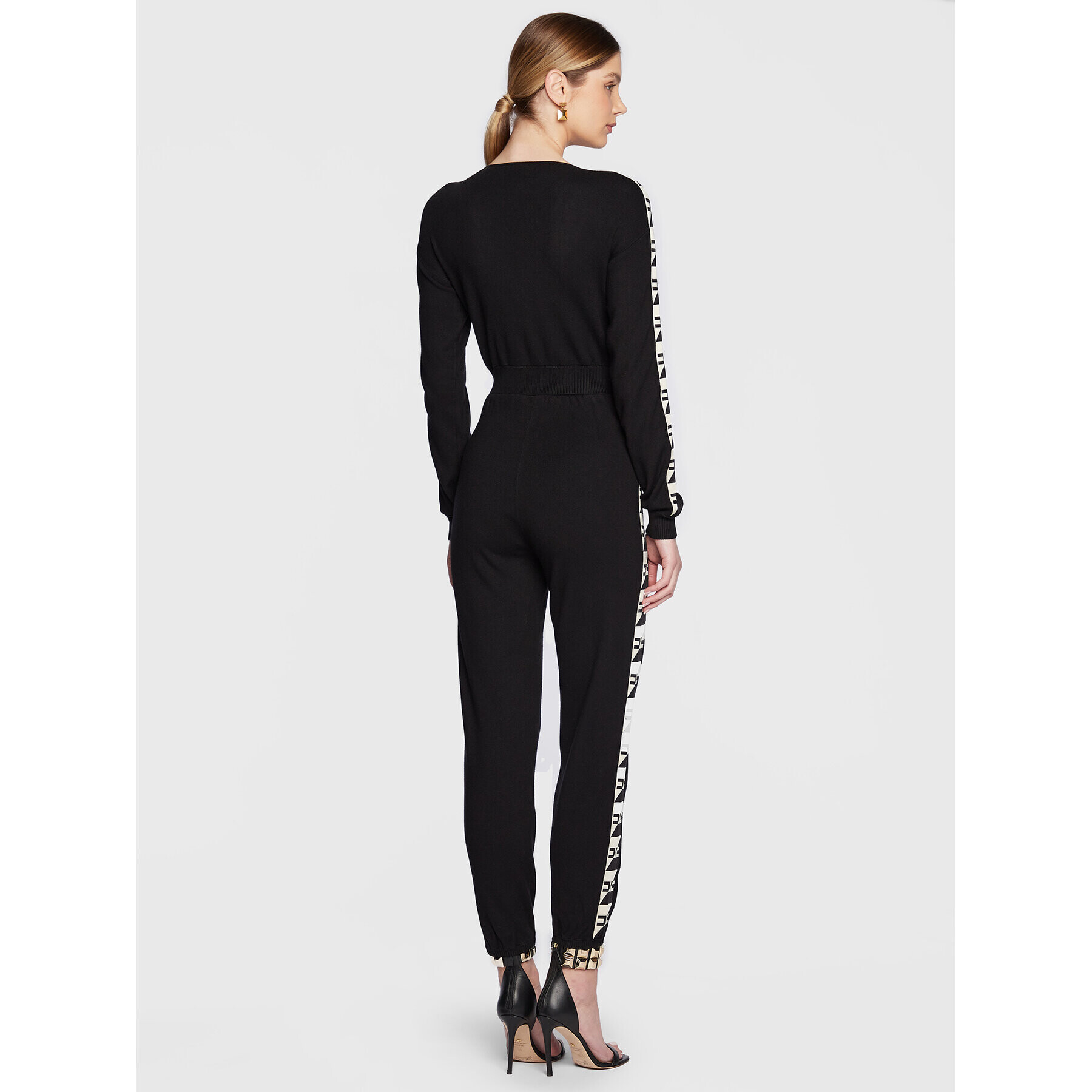 Elisabetta Franchi Гащеризон KT-30S-31E2-V500 Черен Slim Fit - Pepit.bg