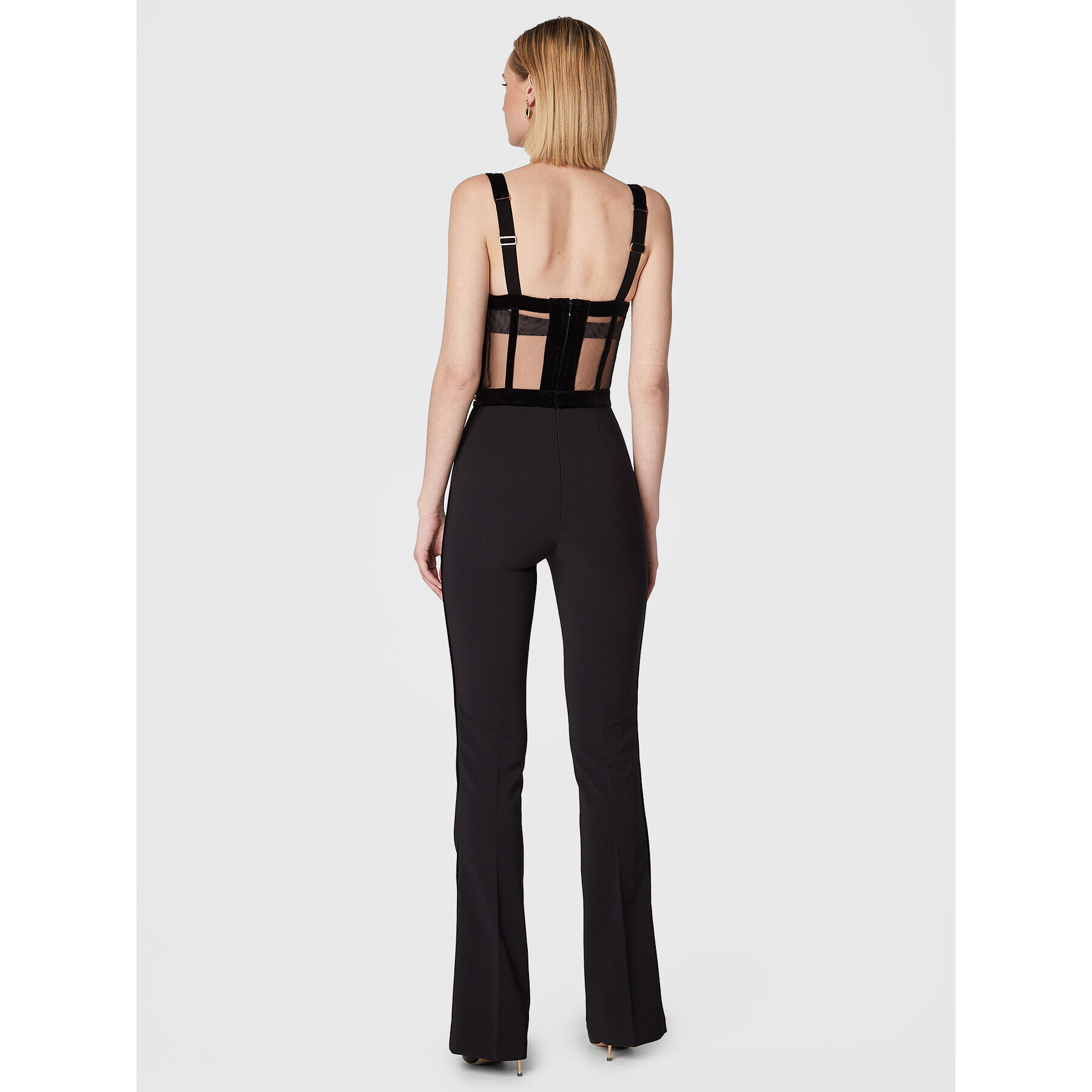 Elisabetta Franchi Гащеризон TU-006-27E2-V620 Черен Slim Fit - Pepit.bg