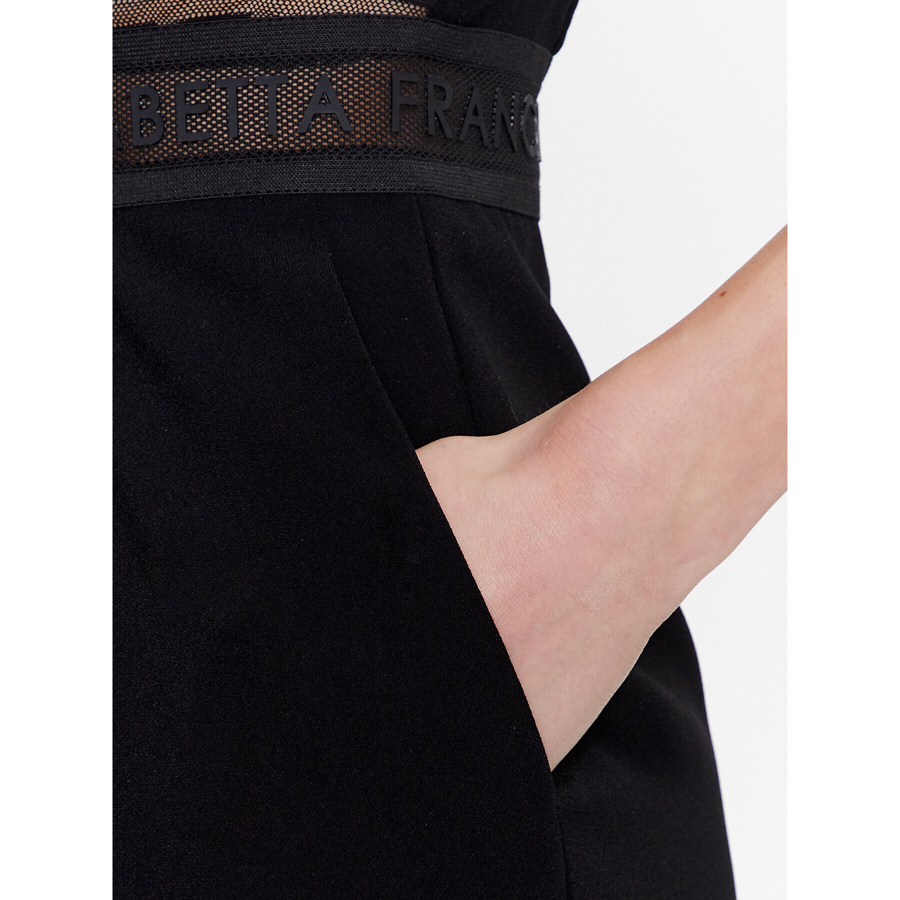 Elisabetta Franchi Гащеризон TU-028-32E2-V450 Черен Slim Fit - Pepit.bg