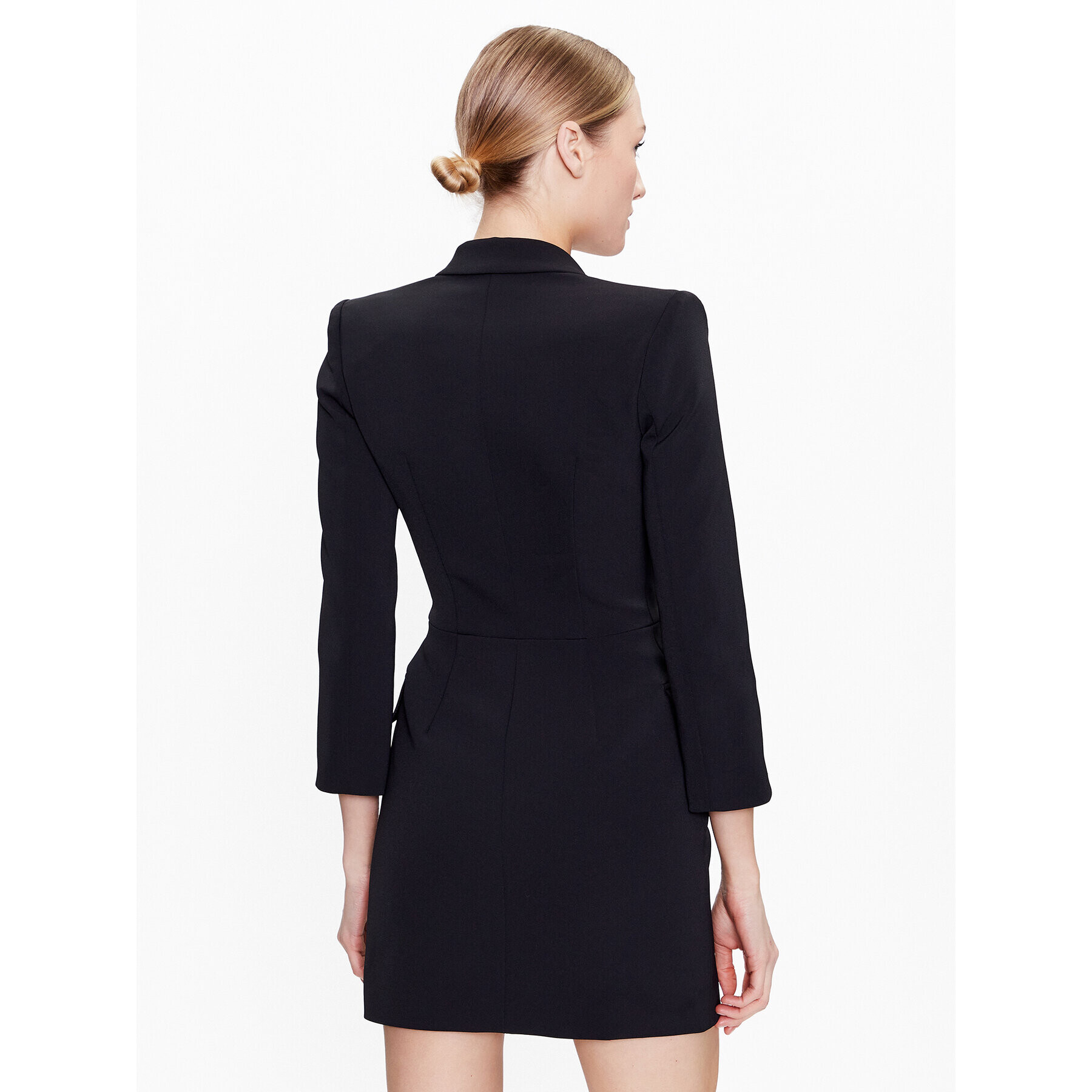 Elisabetta Franchi Коктейлна рокля AB-340-31E2-V590 Черен Slim Fit - Pepit.bg