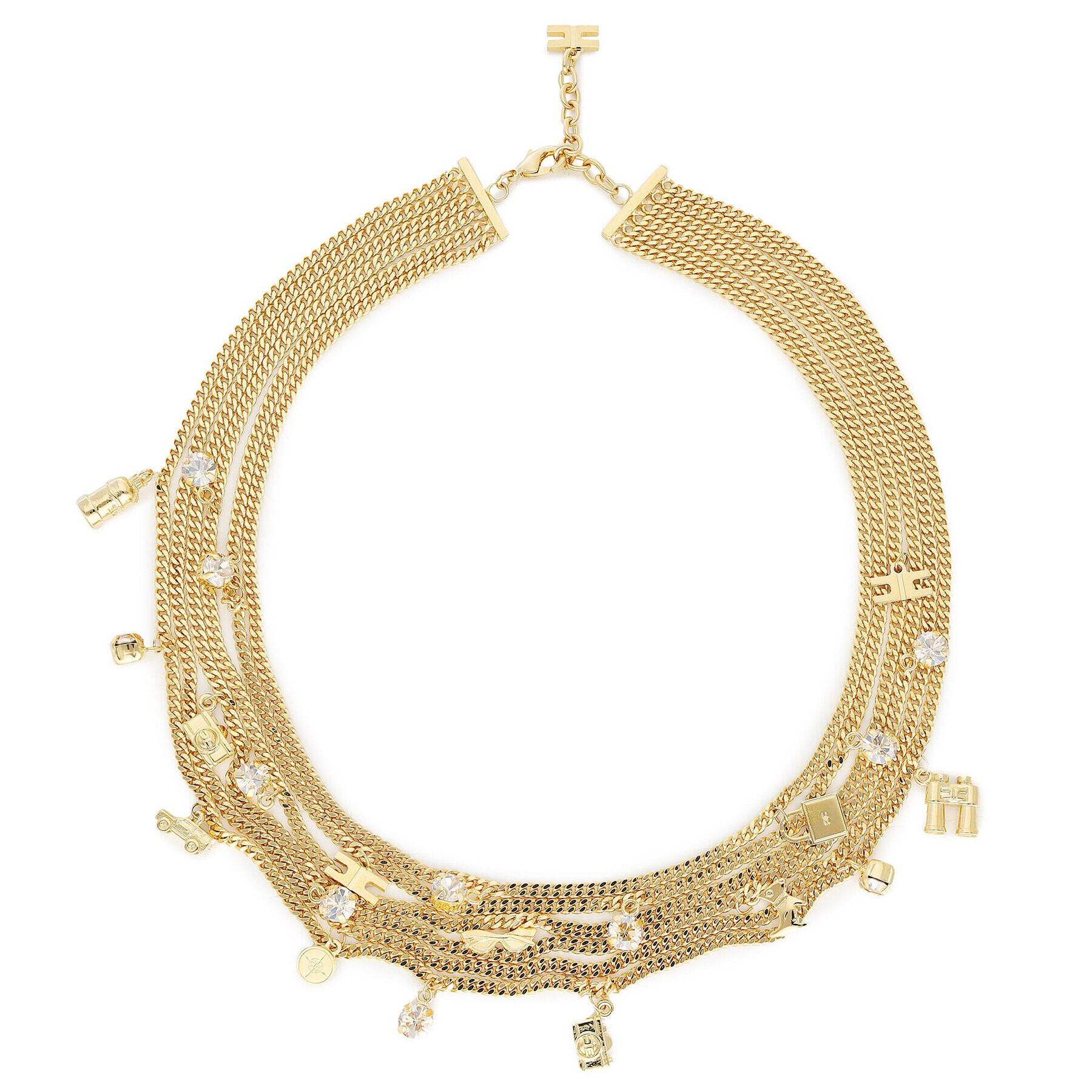 Elisabetta Franchi Колие C0-01A-22E2-V290 Златист - Pepit.bg