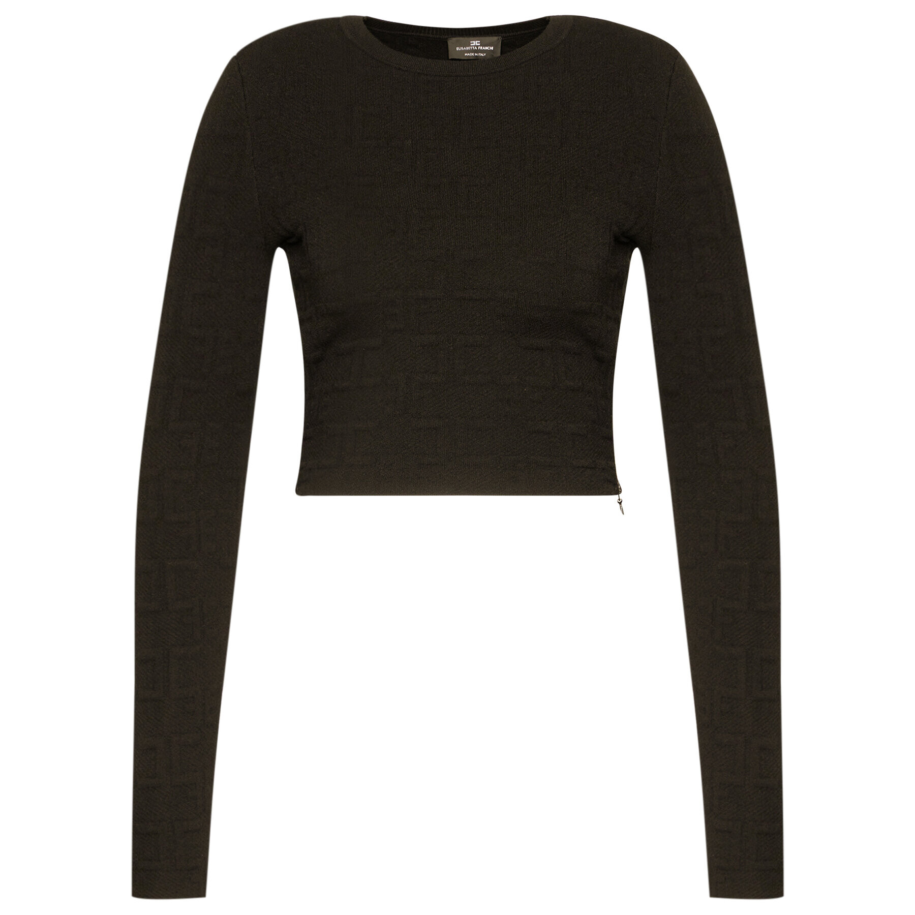 Elisabetta Franchi Komplet sweter i spódnica ołówkowa KC-14Q-06E2-V699 Черен Slim Fit - Pepit.bg