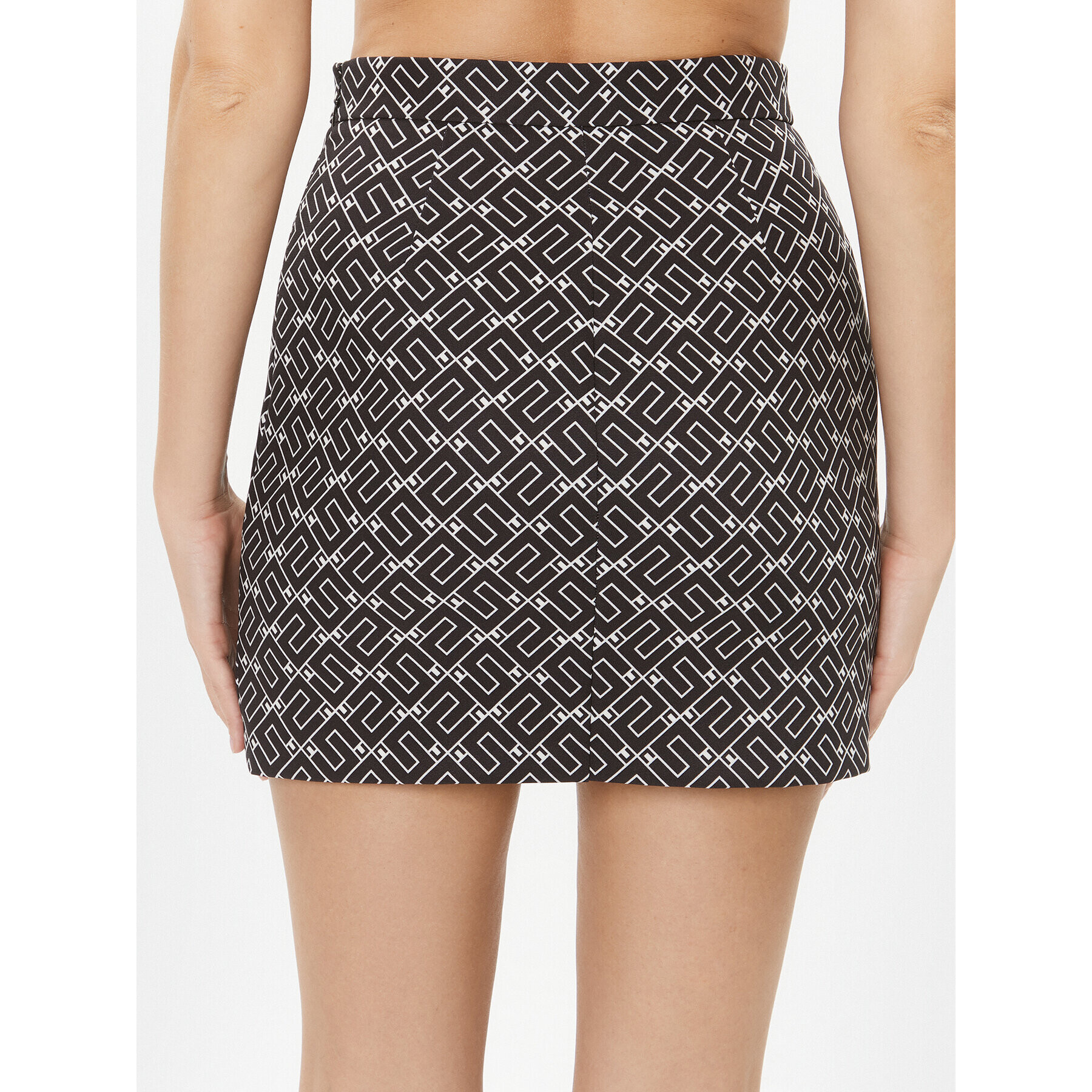 Elisabetta Franchi Мини пола GO-016-36E2-V240 Черен Regular Fit - Pepit.bg