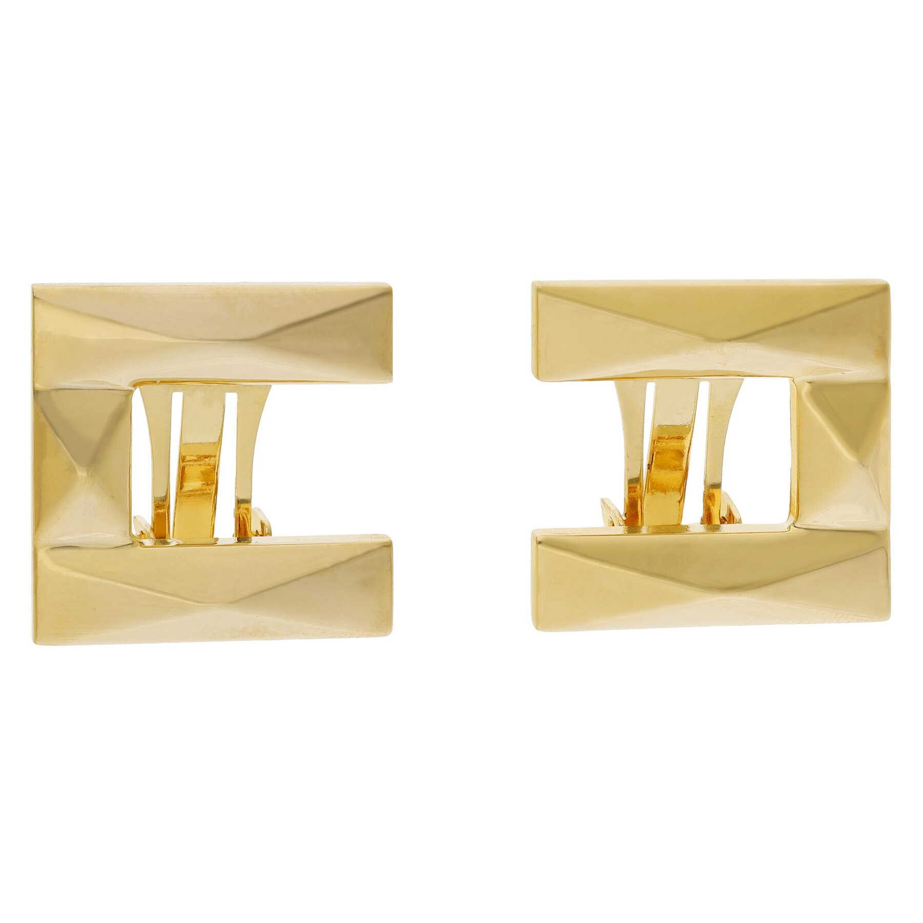 Elisabetta Franchi Обеци с клипс OR-02M-26E2-V110 Златист - Pepit.bg