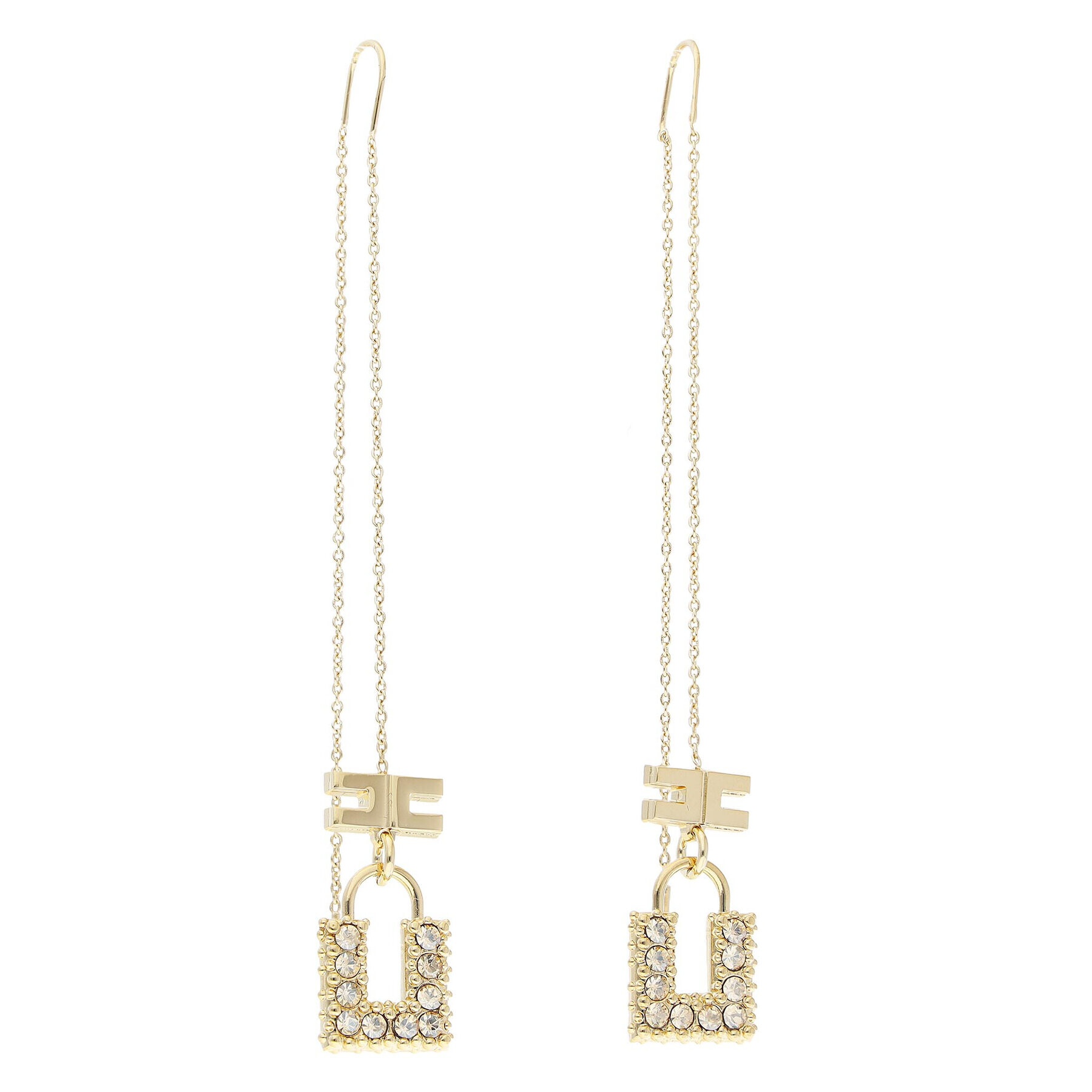 Elisabetta Franchi Обици OR-02B-22E2-V150 Златист - Pepit.bg