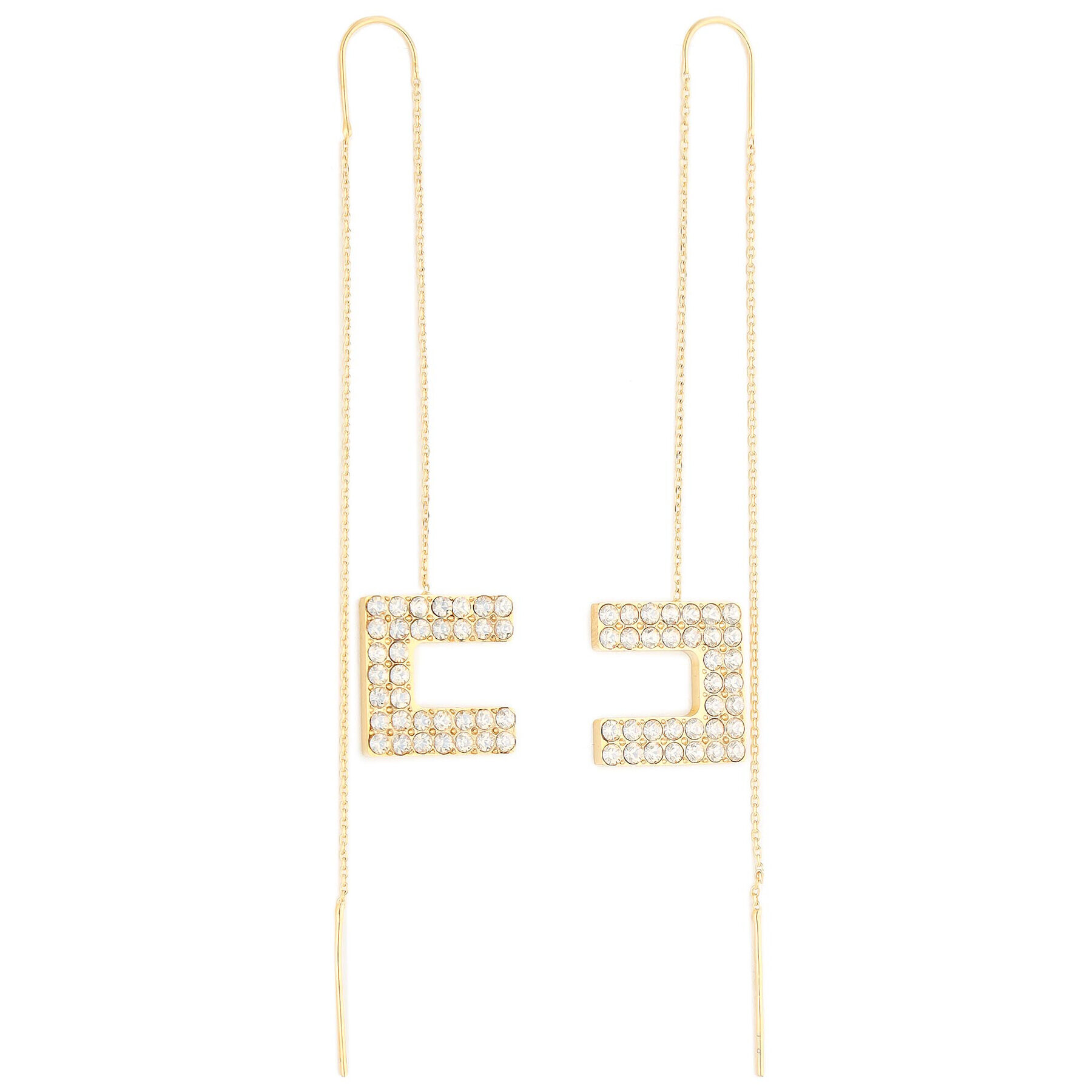 Elisabetta Franchi Обици OR-03A-16E2-V150 Златист - Pepit.bg