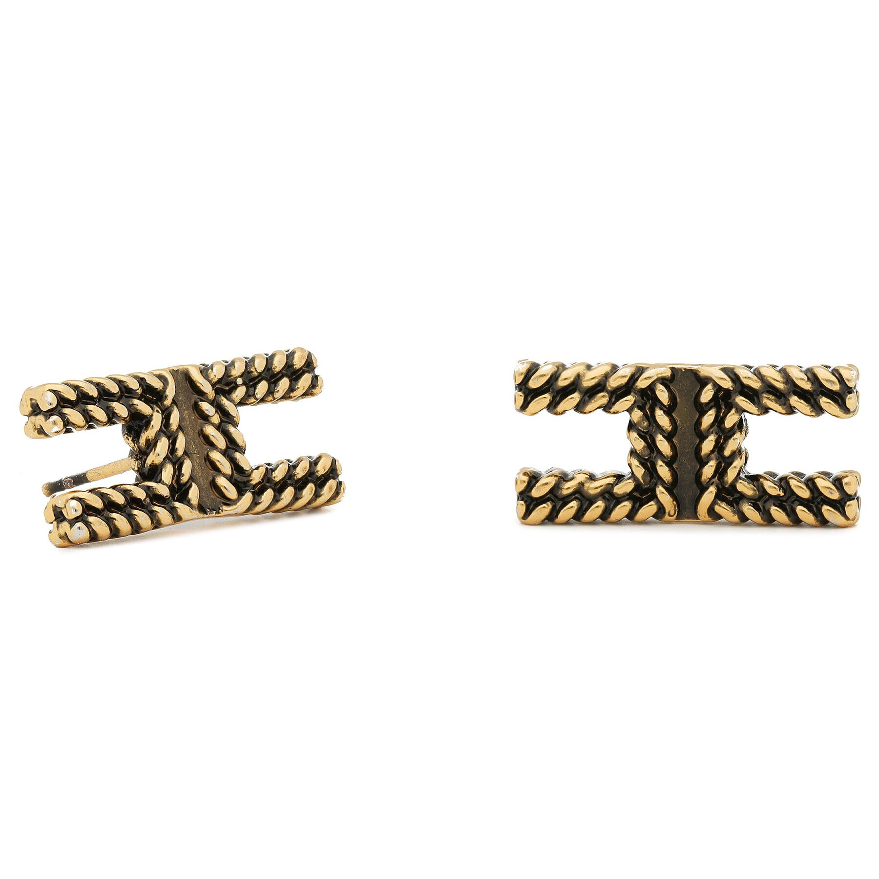 Elisabetta Franchi Обици OR-68A-06E2-V69 Златист - Pepit.bg