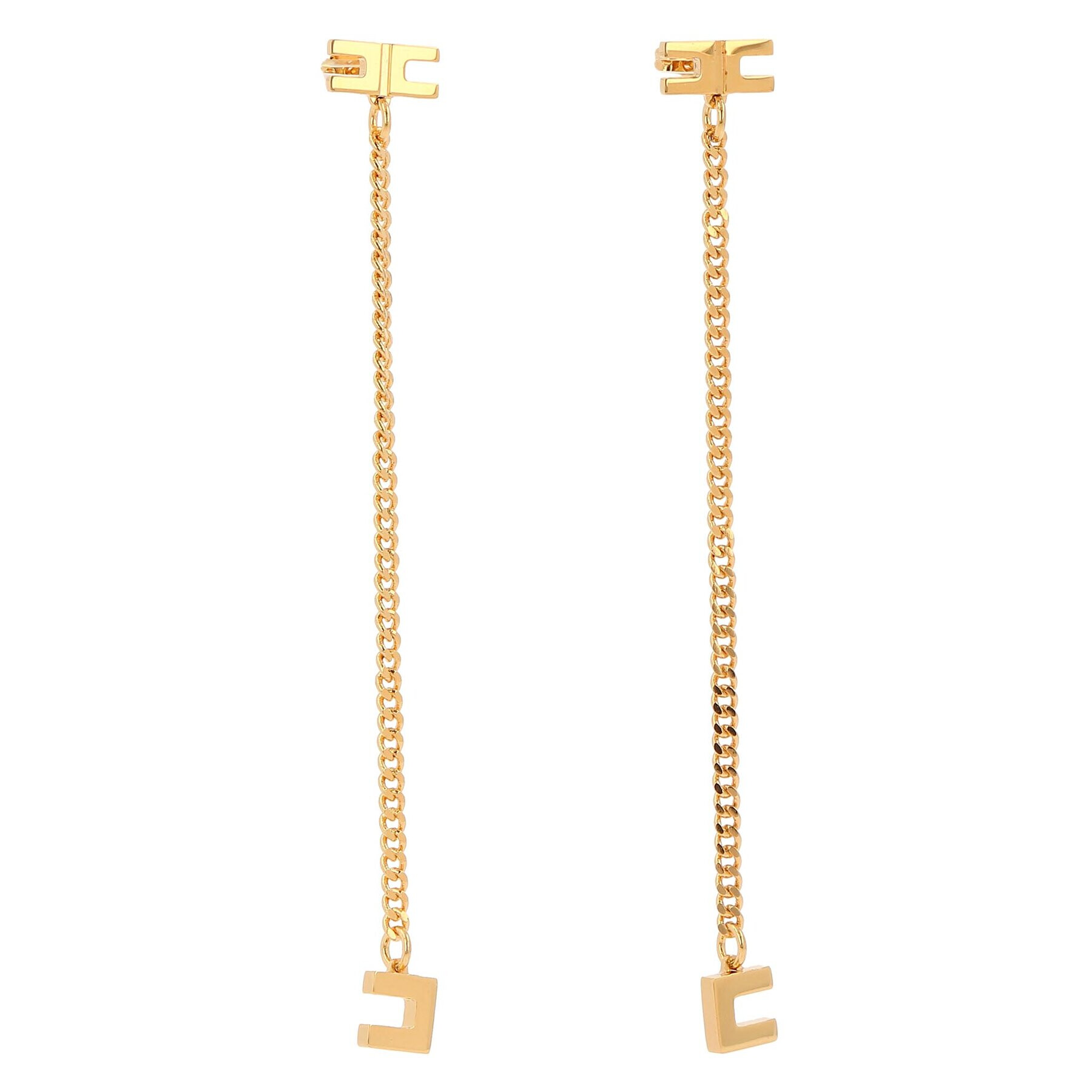 Elisabetta Franchi Обици OR-01K-36E2-V120 Златист - Pepit.bg