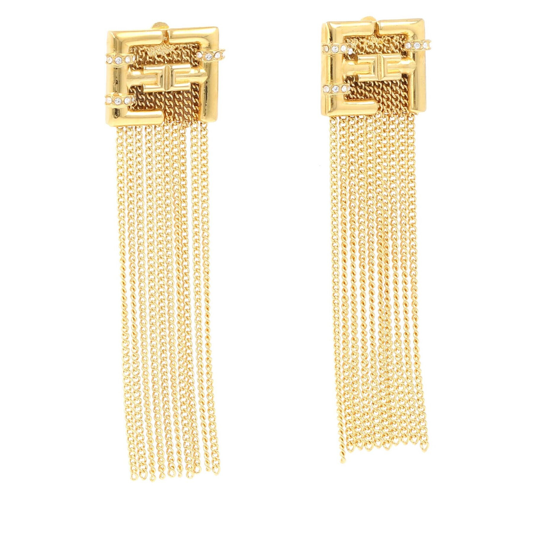 Elisabetta Franchi Обици OR-03K-41E2-V240 Златист - Pepit.bg