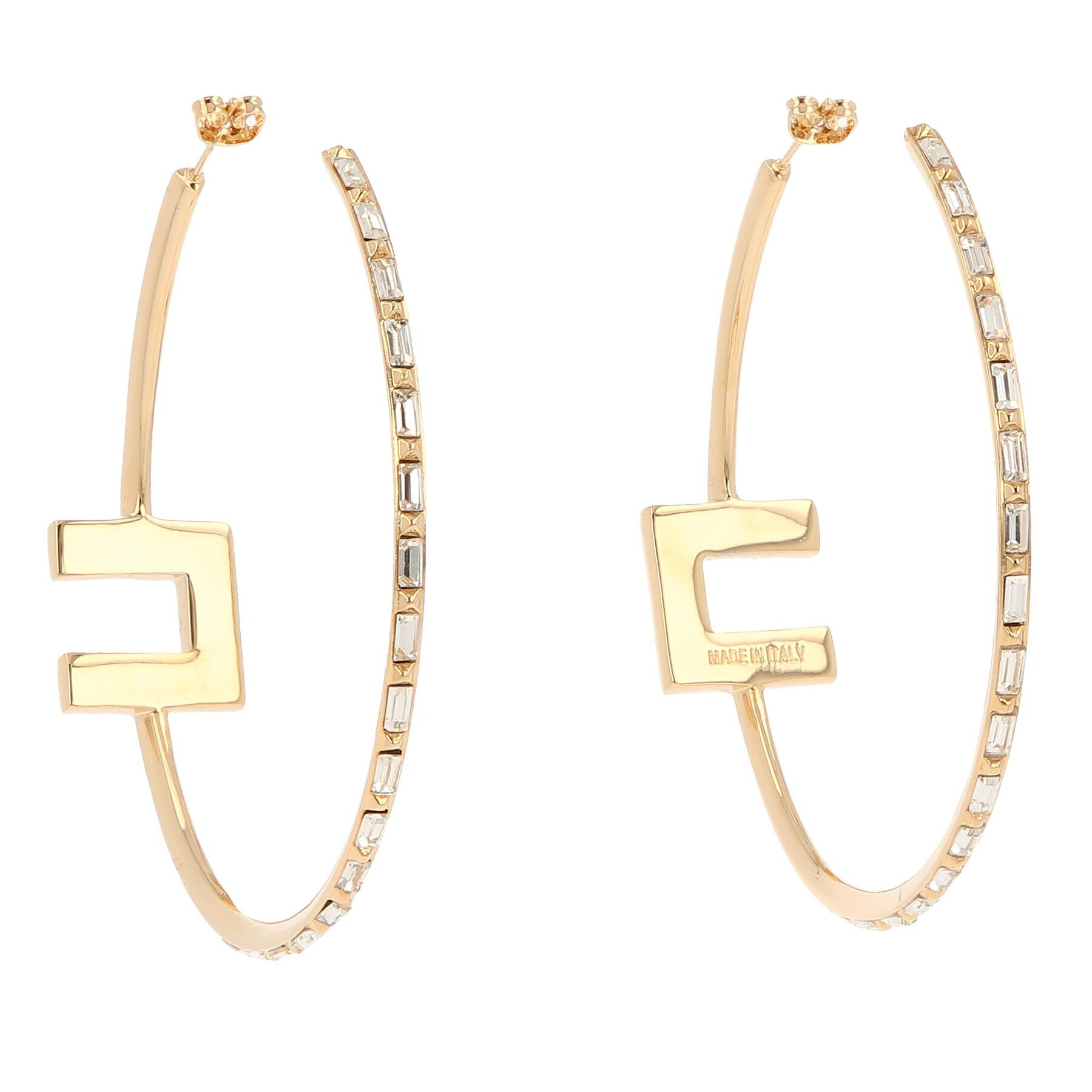 Elisabetta Franchi Обици OR-09A-36E2-V240 Златист - Pepit.bg