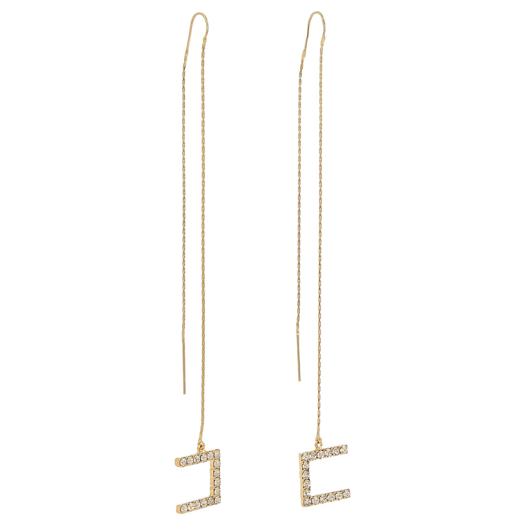 Elisabetta Franchi Обици OR-11M-36E2-V150 Златист - Pepit.bg