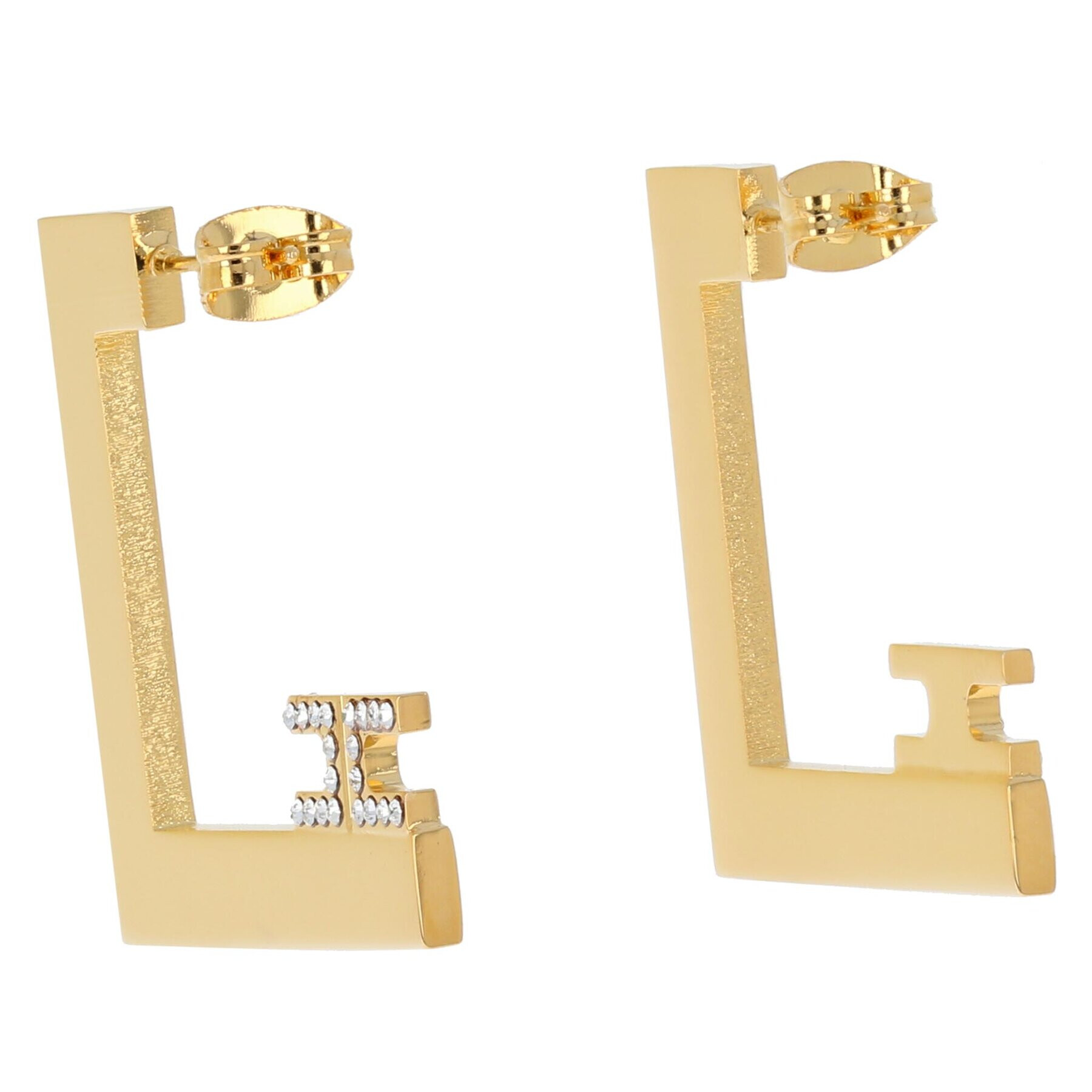 Elisabetta Franchi Обици OR-31A-41E2-V160 Златист - Pepit.bg