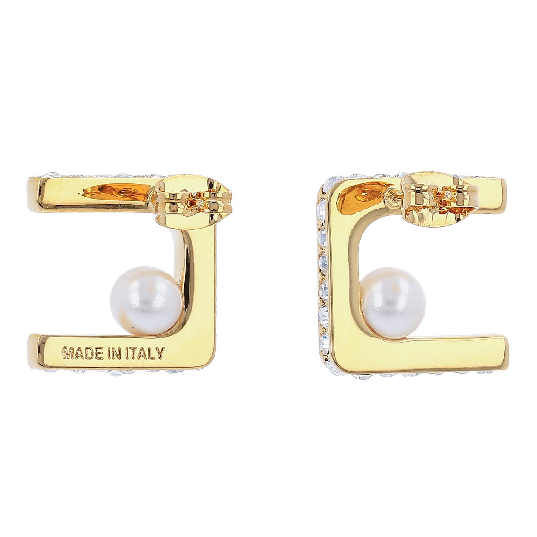 Elisabetta Franchi Обици OR-32A-37E2-V140 Златист - Pepit.bg