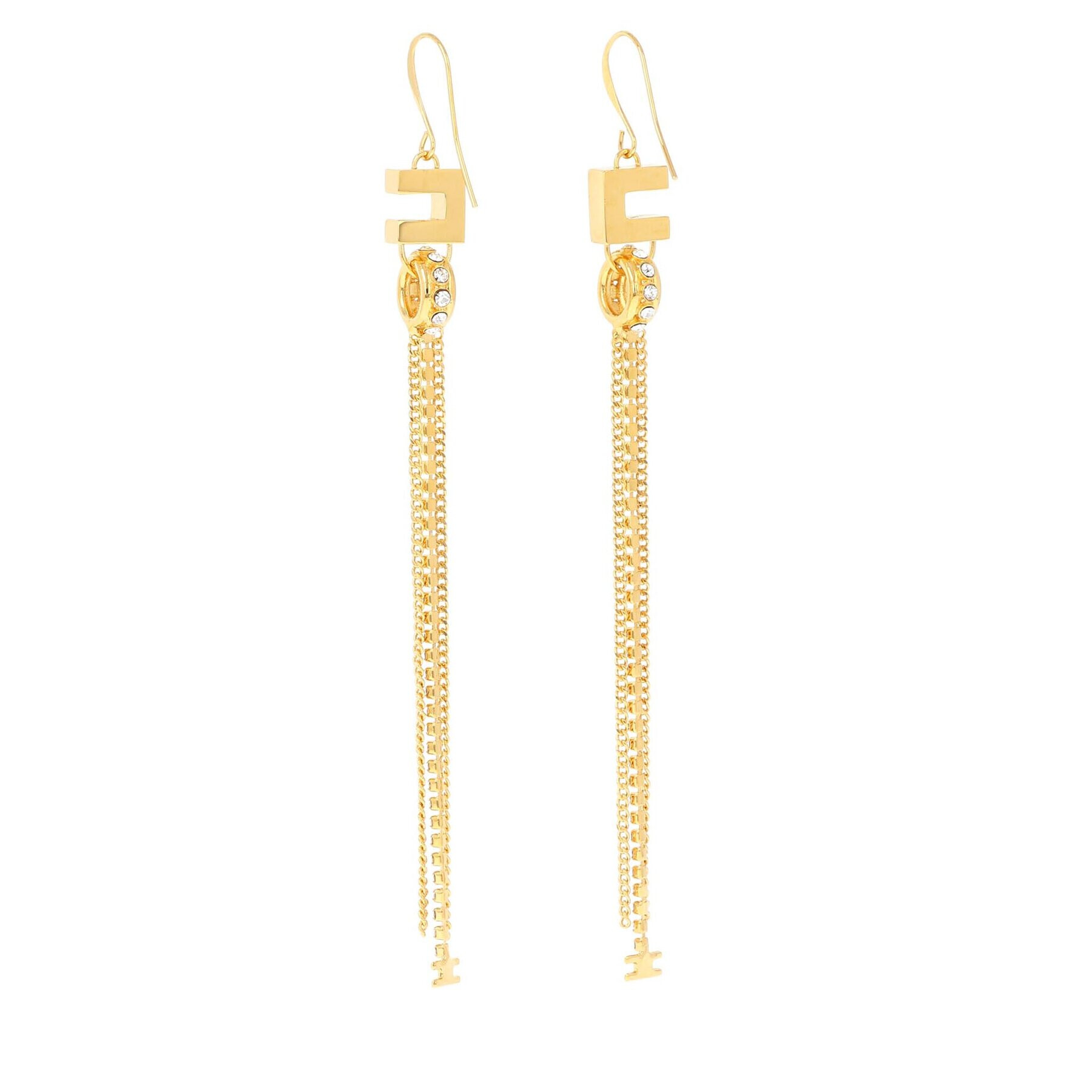 Elisabetta Franchi Обици OR-33M-41E2-V240 Златист - Pepit.bg