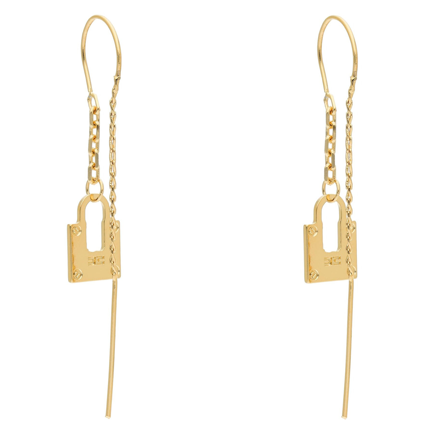 Elisabetta Franchi Обици OR-37K-31E2-V90 Златист - Pepit.bg