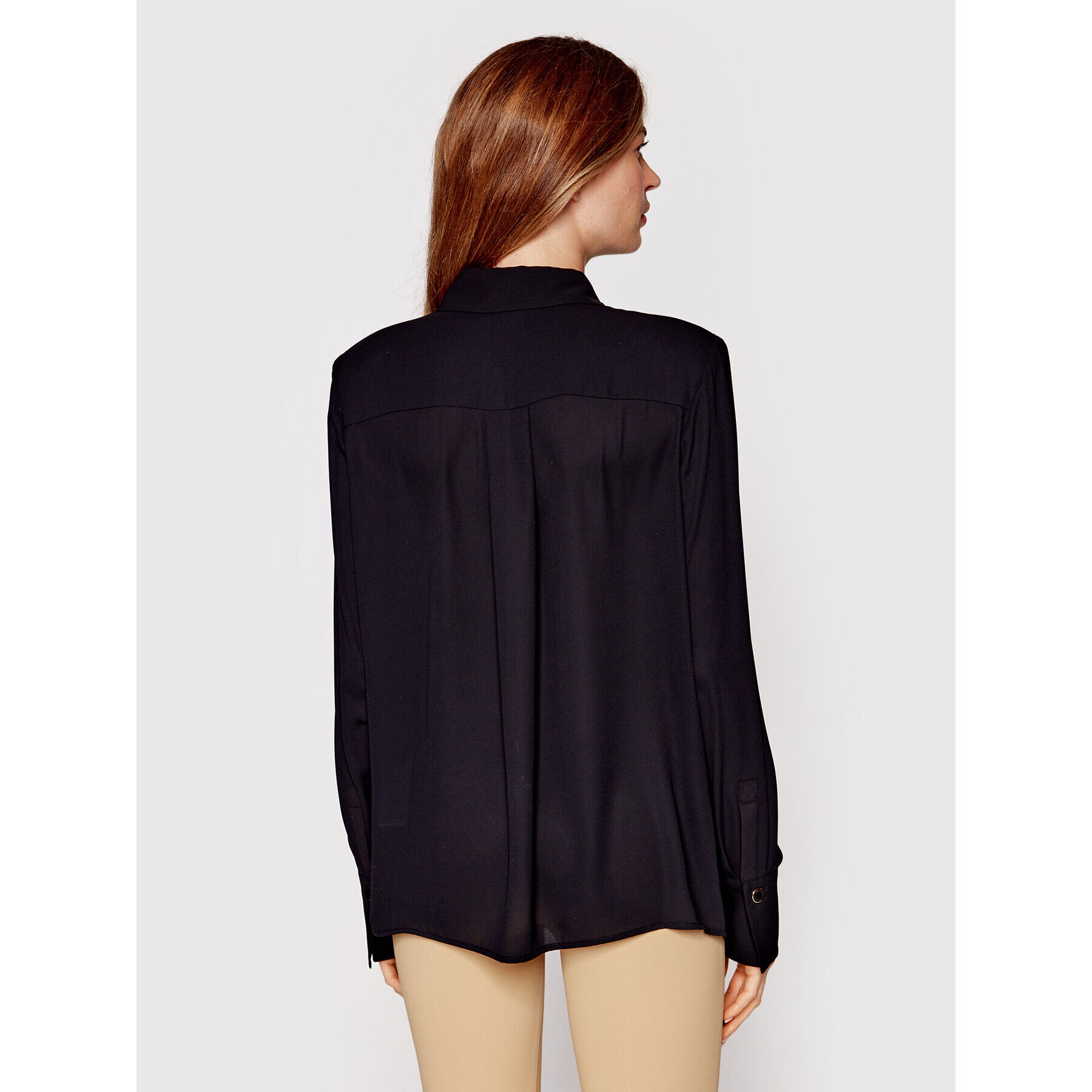 Elisabetta Franchi Риза CA-014-26E2-V280 Черен Regular Fit - Pepit.bg