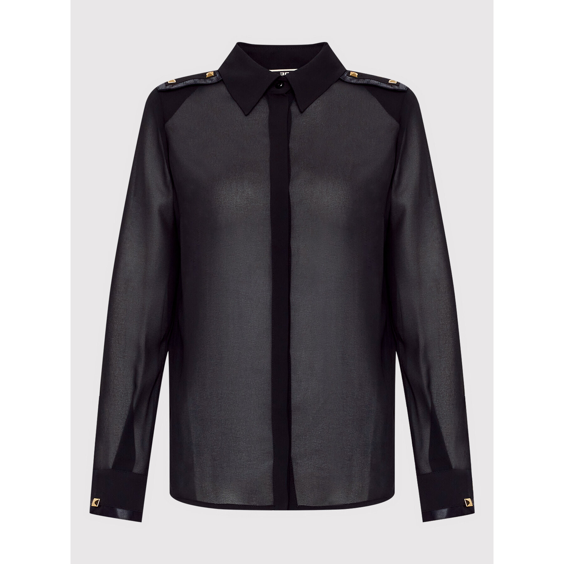 Elisabetta Franchi Риза CA-018-26E2-V330 Черен Regular Fit - Pepit.bg