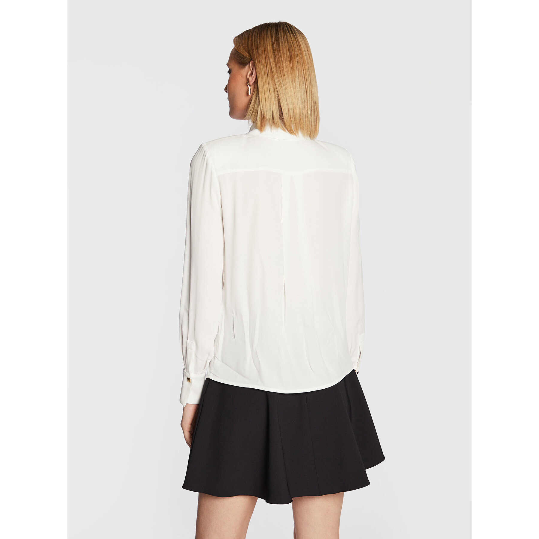 Elisabetta Franchi Риза CA-052-27E2-V320 Бял Regular Fit - Pepit.bg
