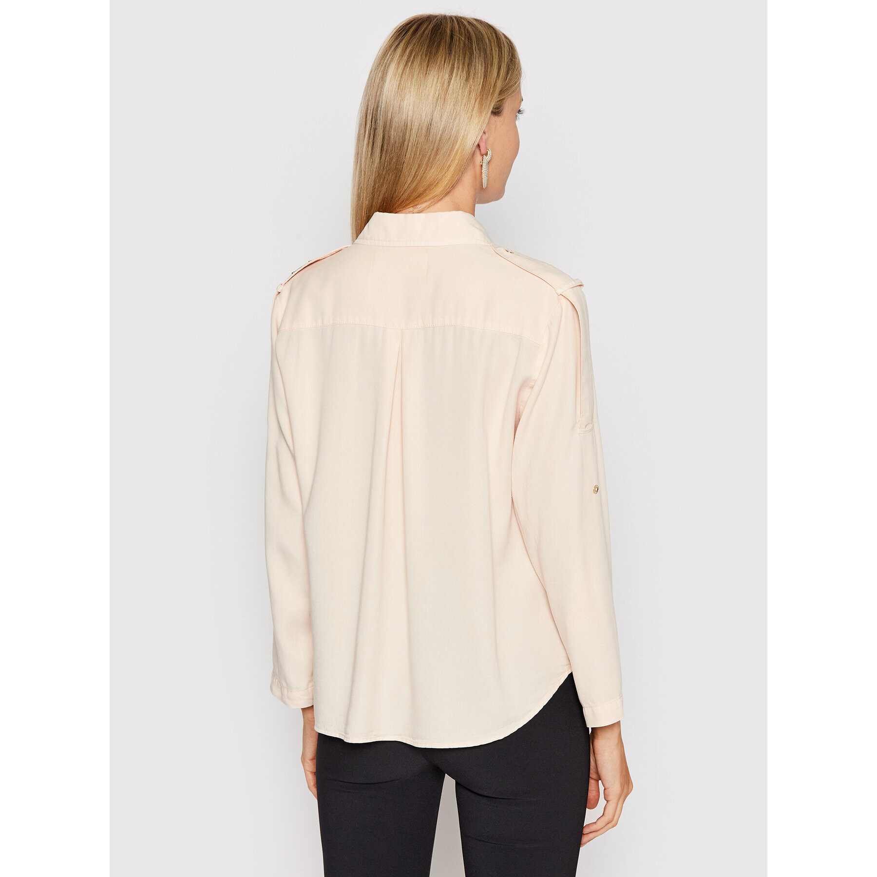 Elisabetta Franchi Риза CJ-18D-21E2-V330 Бежов Regular Fit - Pepit.bg