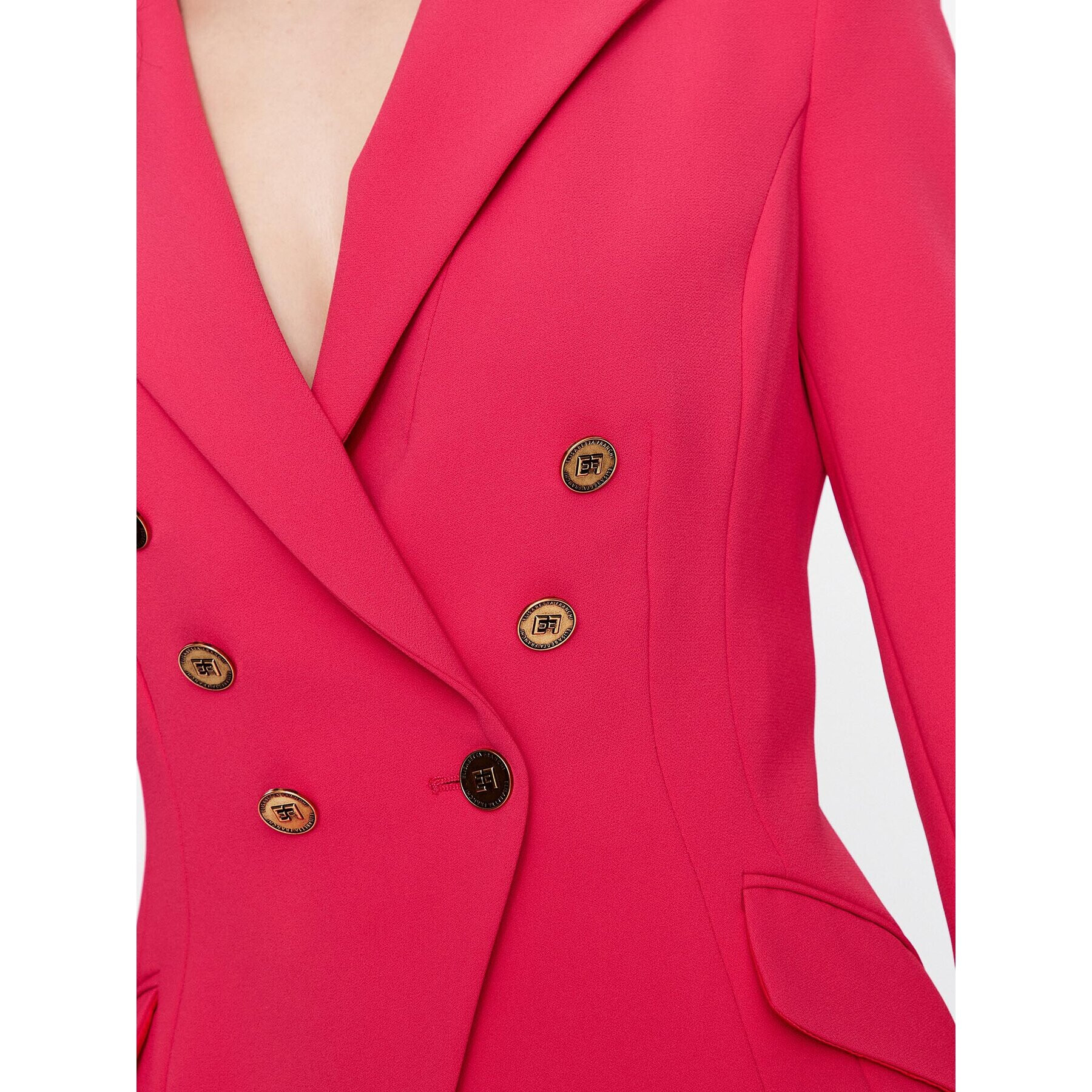 Elisabetta Franchi Сако GI-045-31E2-V560 Розов Regular Fit - Pepit.bg