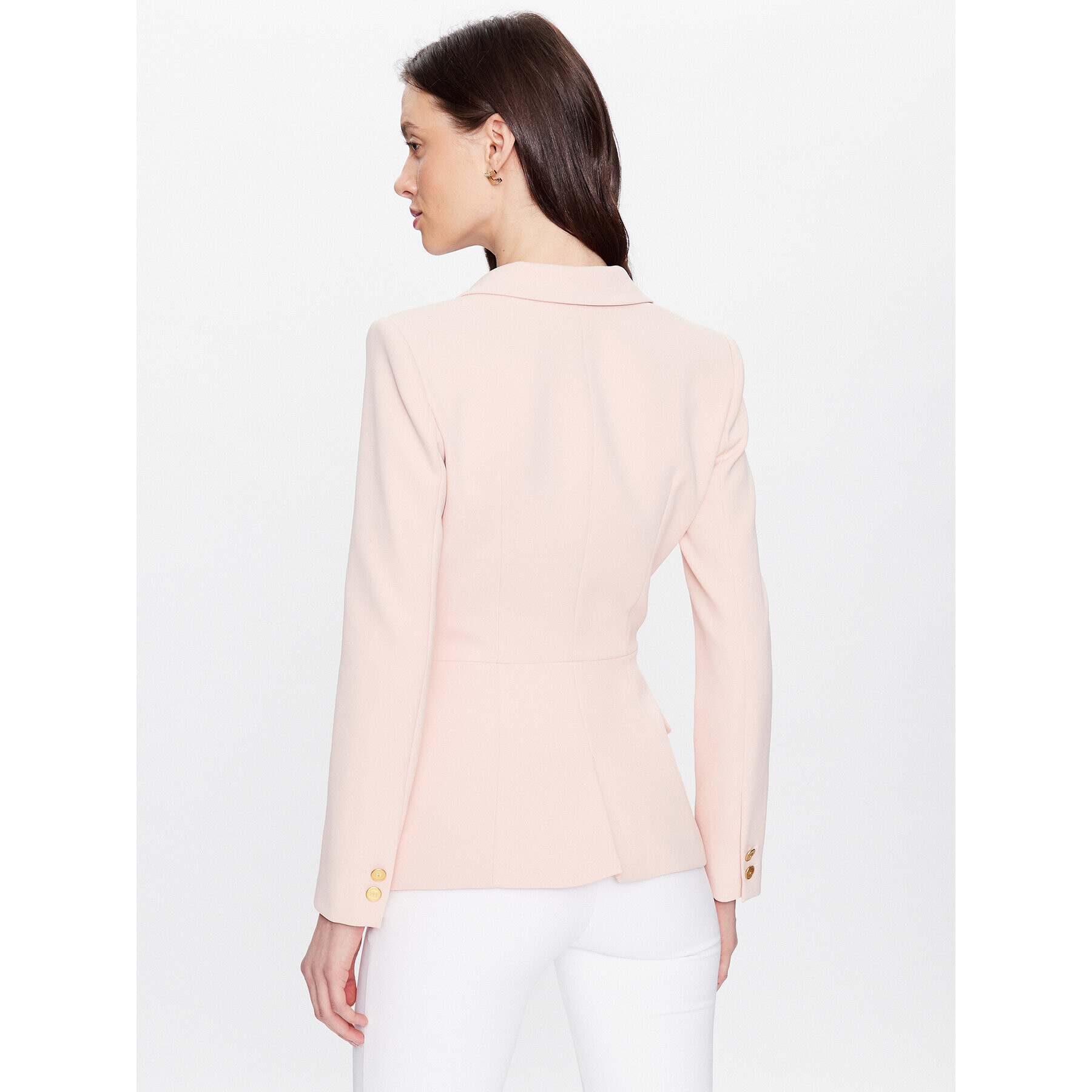 Elisabetta Franchi Сако GI-046-31E2-V600 Розов Regular Fit - Pepit.bg