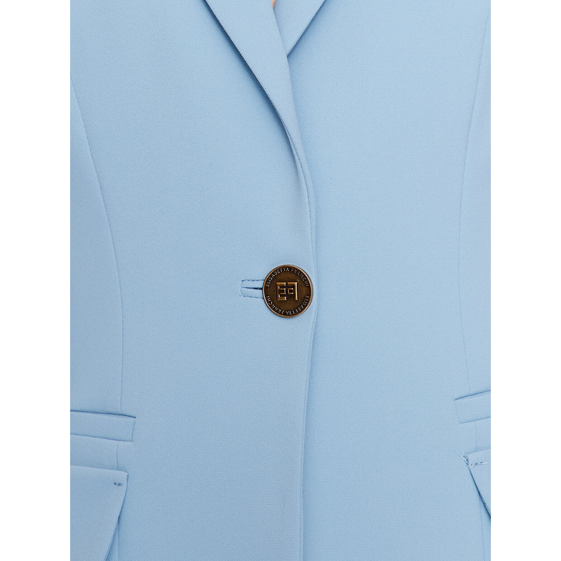 Elisabetta Franchi Сако GI-047-31E2-V450 Син Regular Fit - Pepit.bg