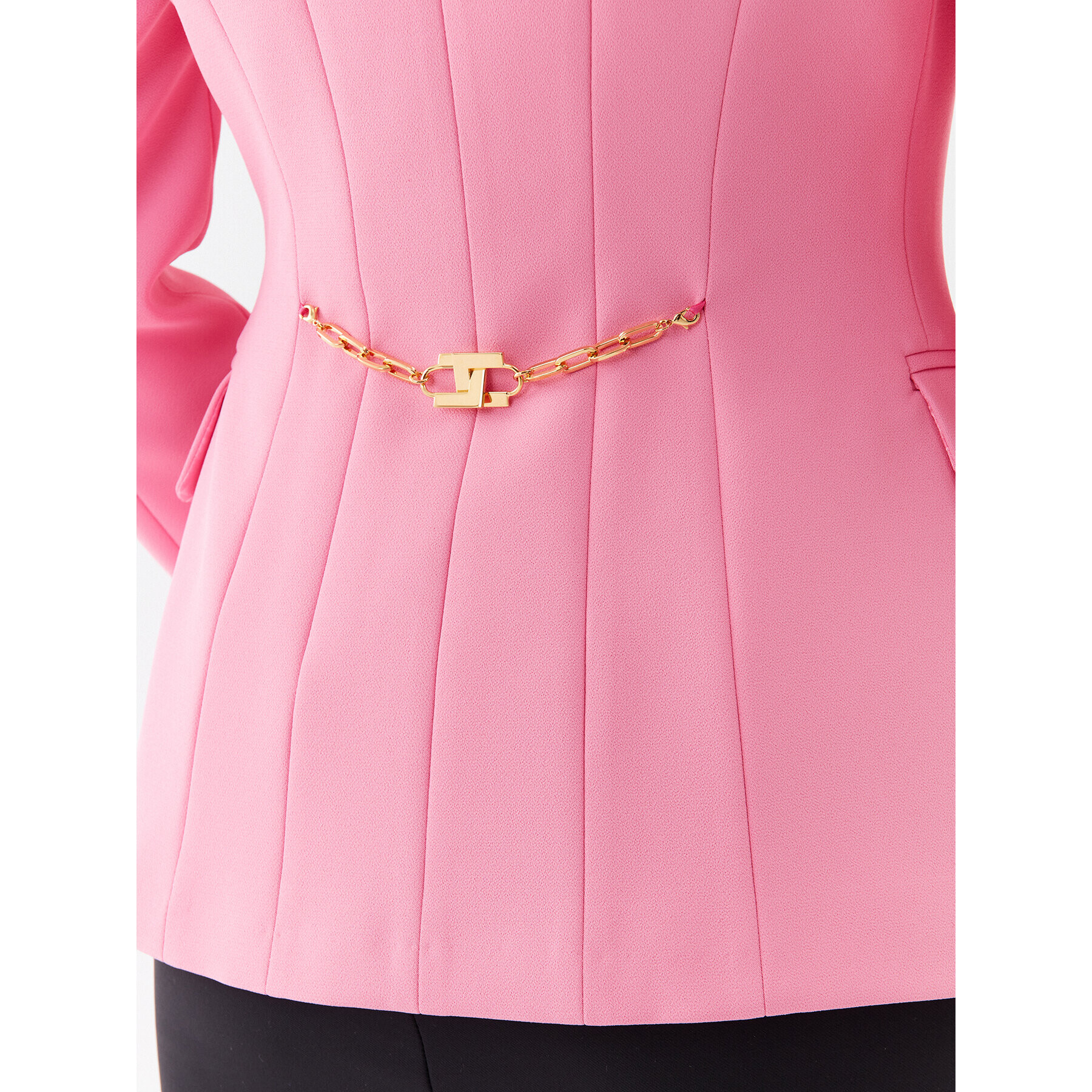 Elisabetta Franchi Сако GI-057-32E2-V560 Розов Regular Fit - Pepit.bg