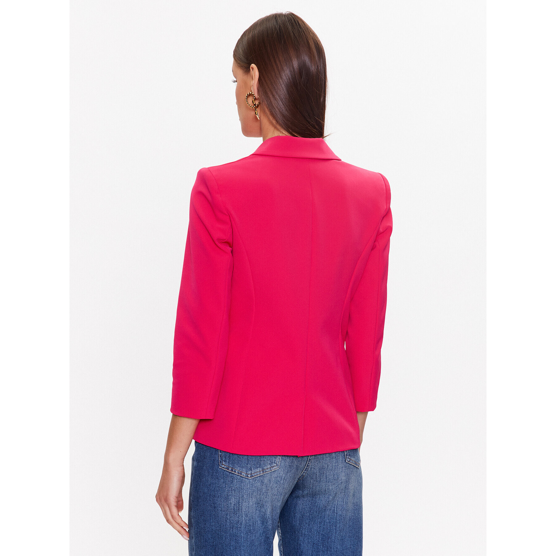 Elisabetta Franchi Сако GI-059-32E2-V550 Розов Regular Fit - Pepit.bg